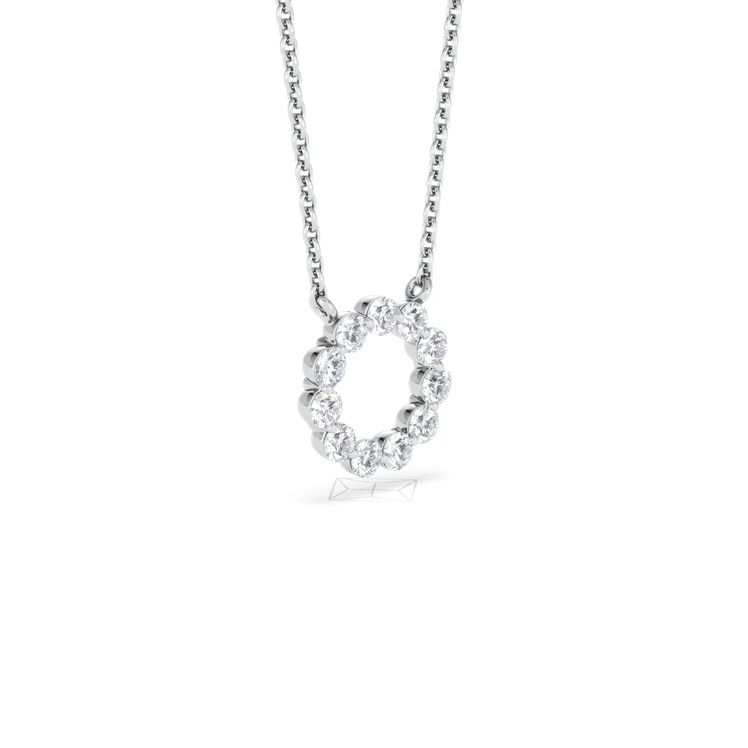 Eternal Glow Lab Diamond Necklace 0.25ct in 925 Silver - Image 21