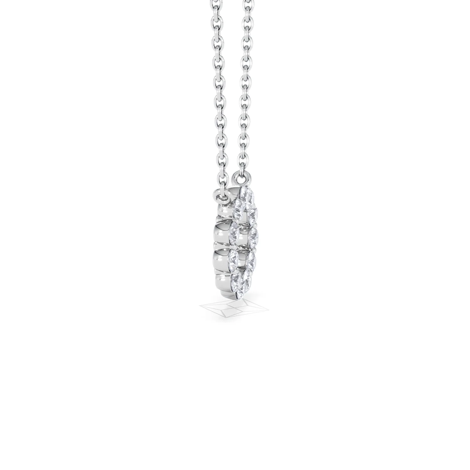 Eternal Glow Lab Diamond Necklace 0.25ct in 925 Silver - Image 29