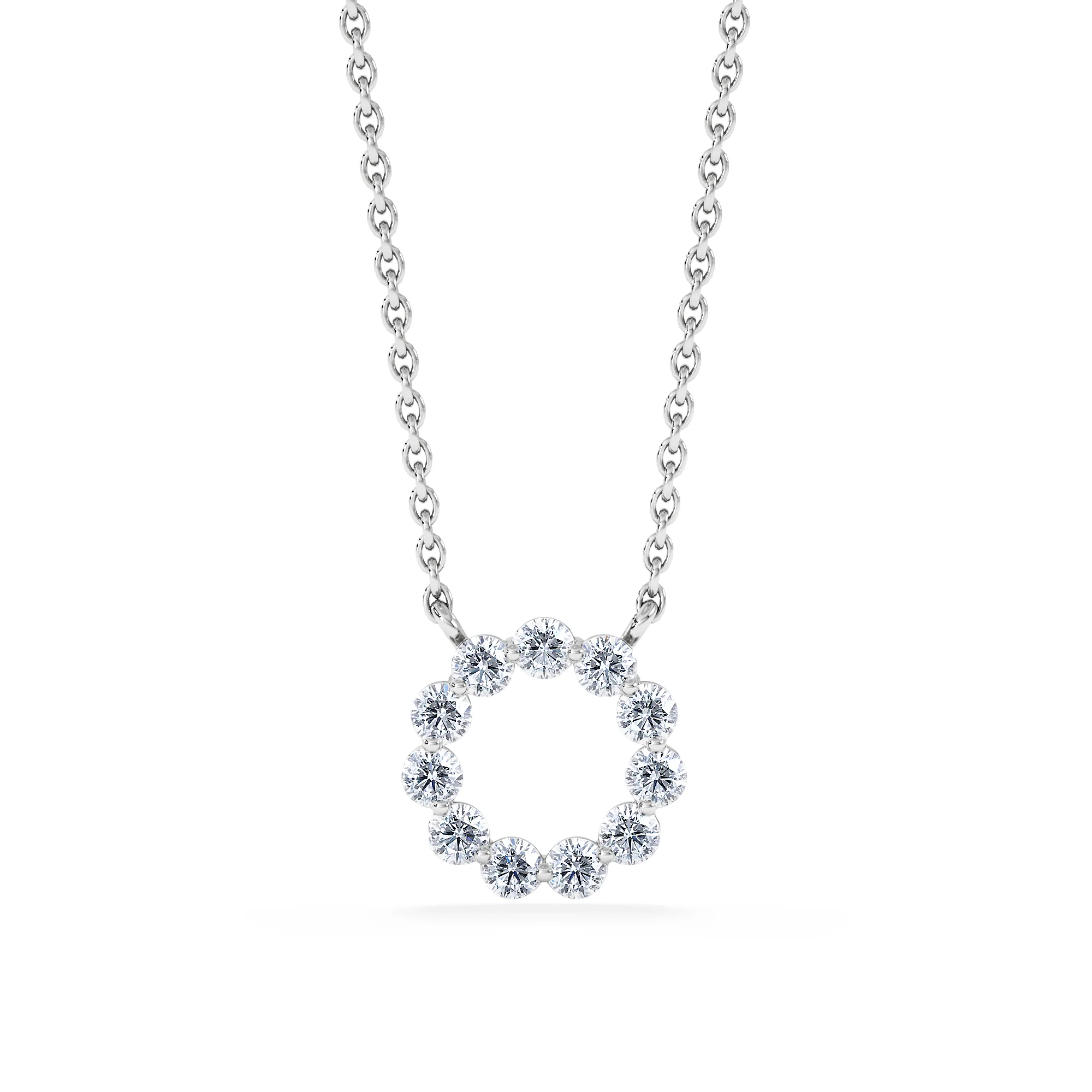 Eternal Glow Lab Diamond Necklace 0.25ct in 925 Silver - Image 3