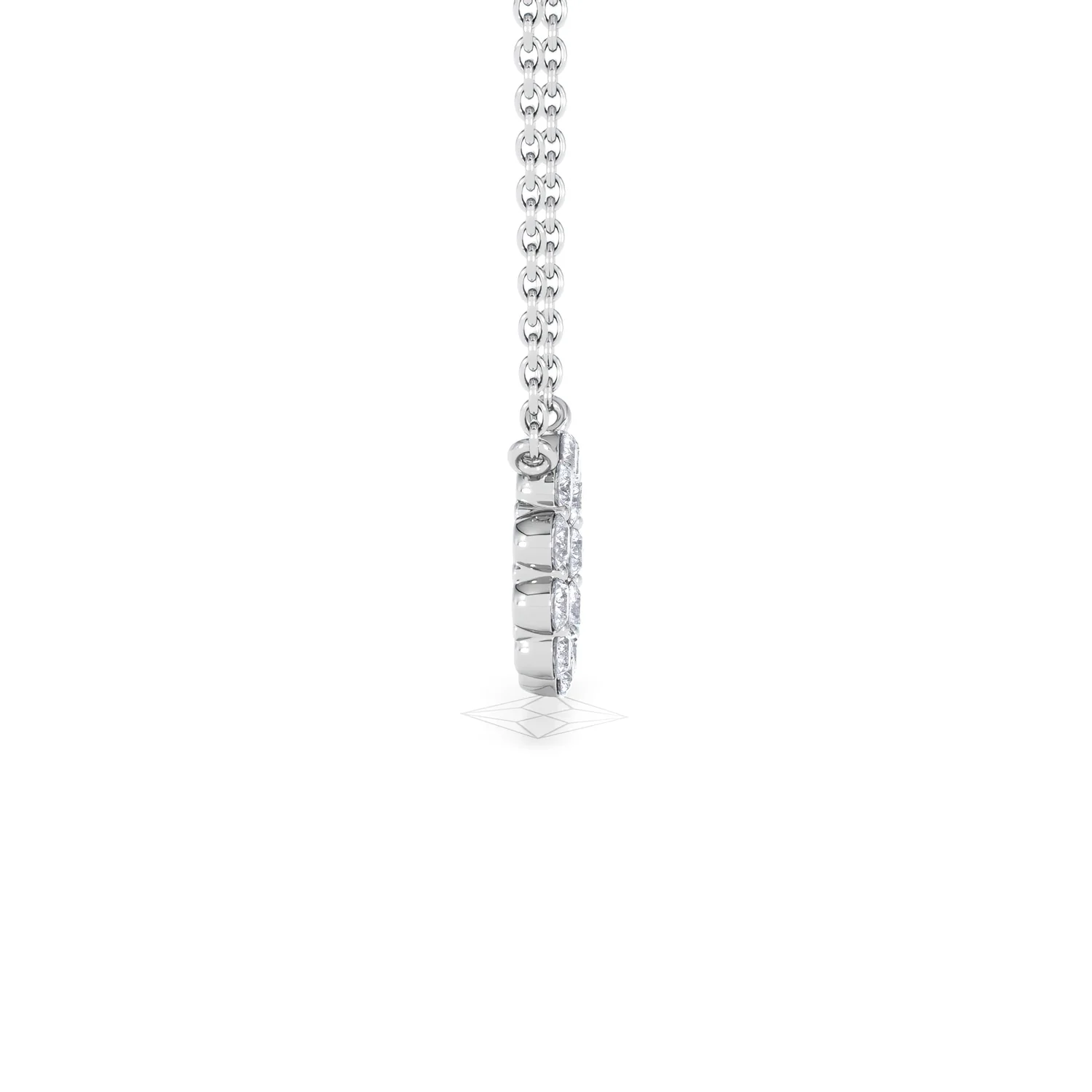 Eternal Glow Lab Diamond Necklace 0.25ct in 925 Silver - Image 31