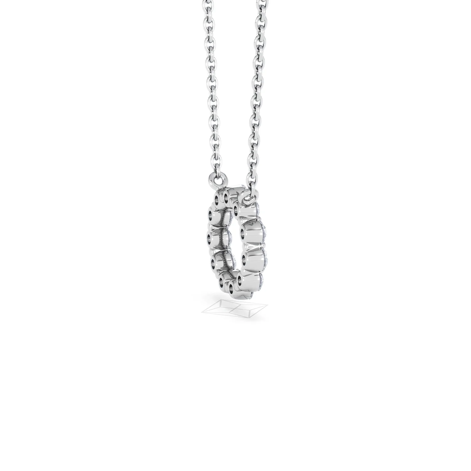 Eternal Glow Lab Diamond Necklace 0.25ct in 925 Silver - Image 37