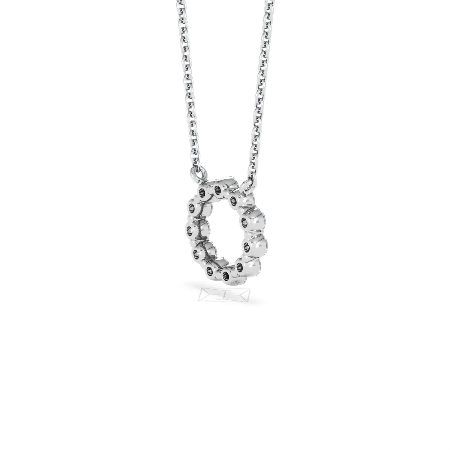 Eternal Glow Lab Diamond Necklace 0.25ct in 925 Silver - Image 41