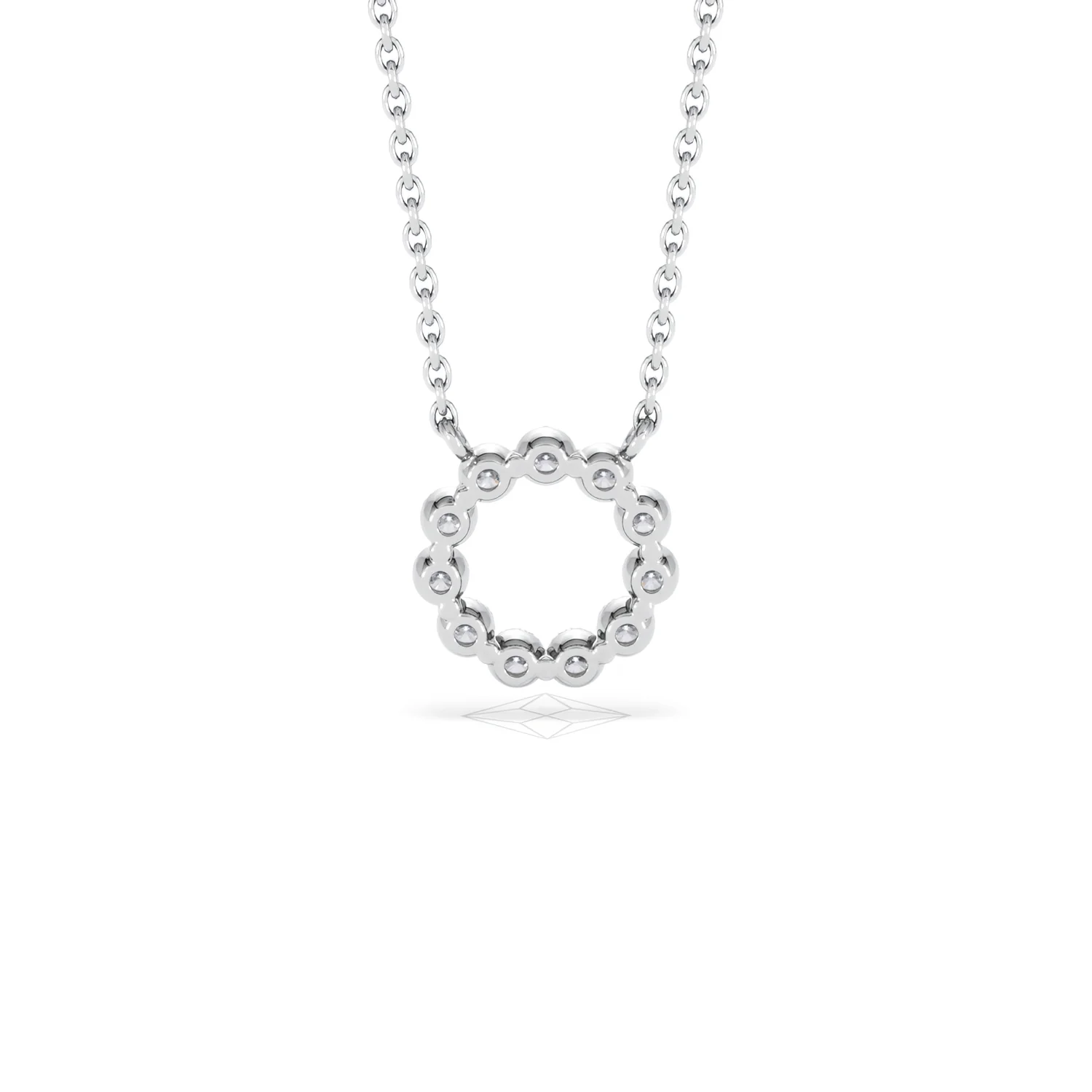 Eternal Glow Lab Diamond Necklace 0.25ct in 925 Silver - Image 52