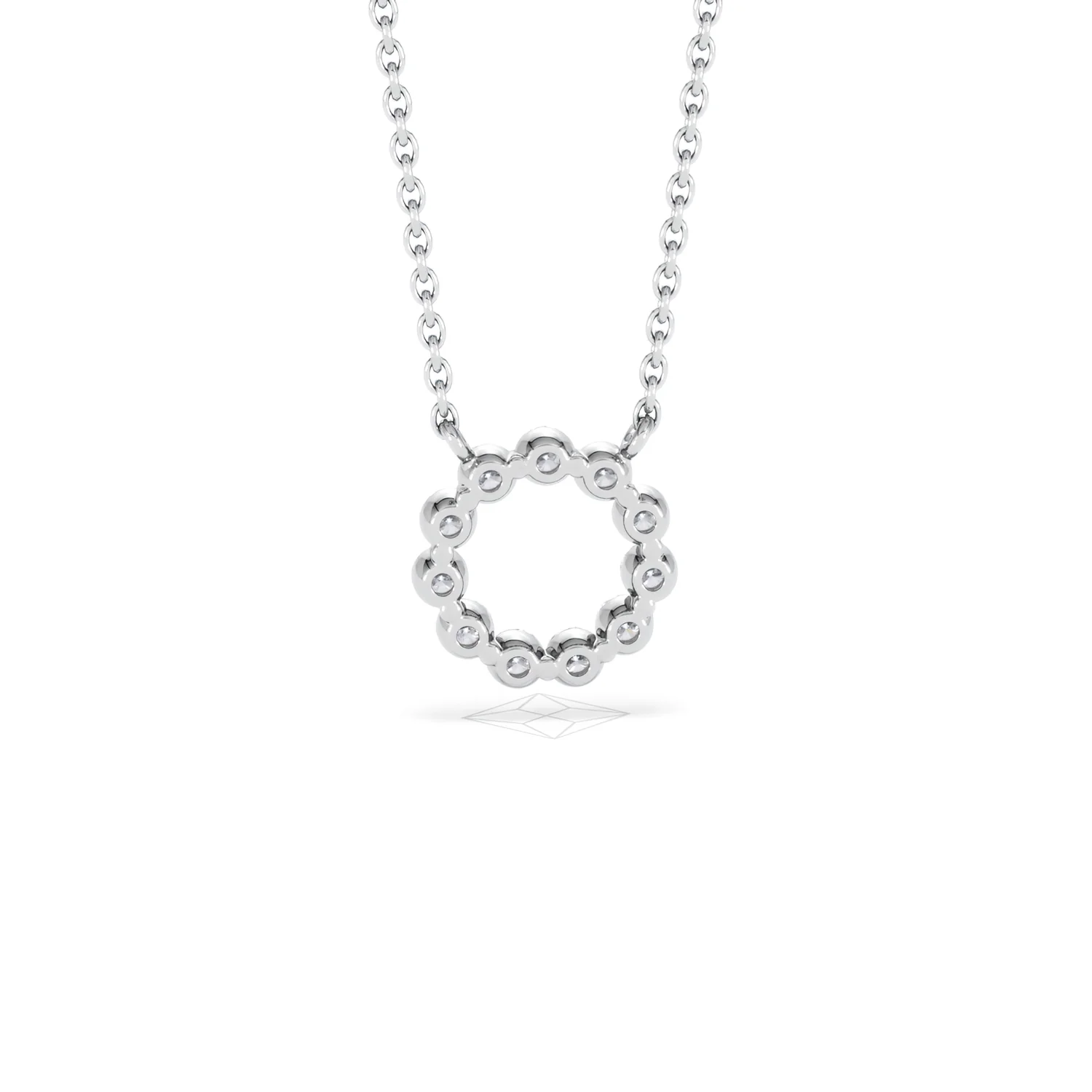 Eternal Glow Lab Diamond Necklace 0.25ct in 925 Silver - Image 53