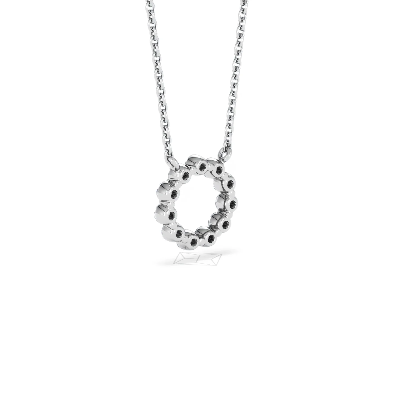 Eternal Glow Lab Diamond Necklace 0.25ct in 925 Silver - Image 60