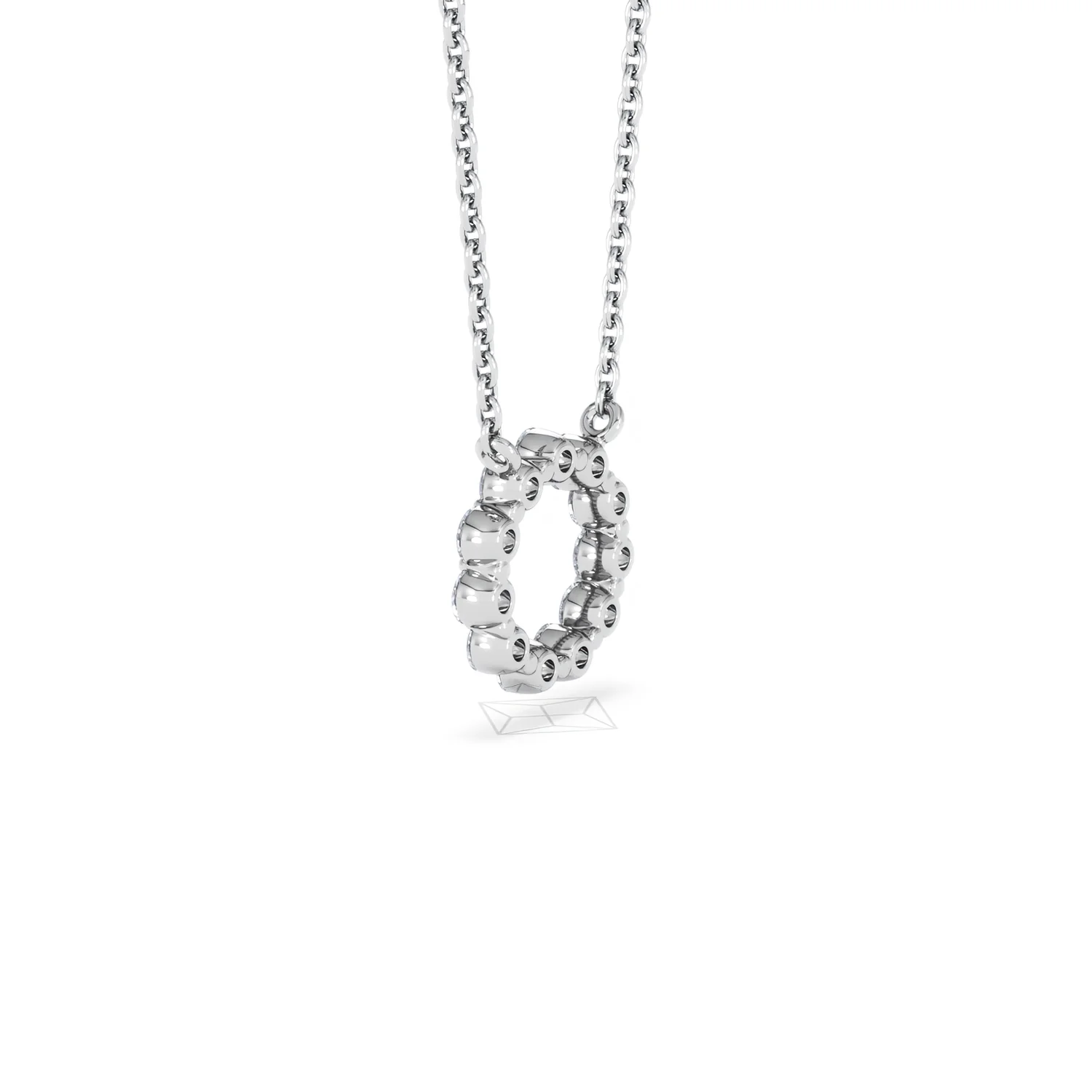 Eternal Glow Lab Diamond Necklace 0.25ct in 925 Silver - Image 64