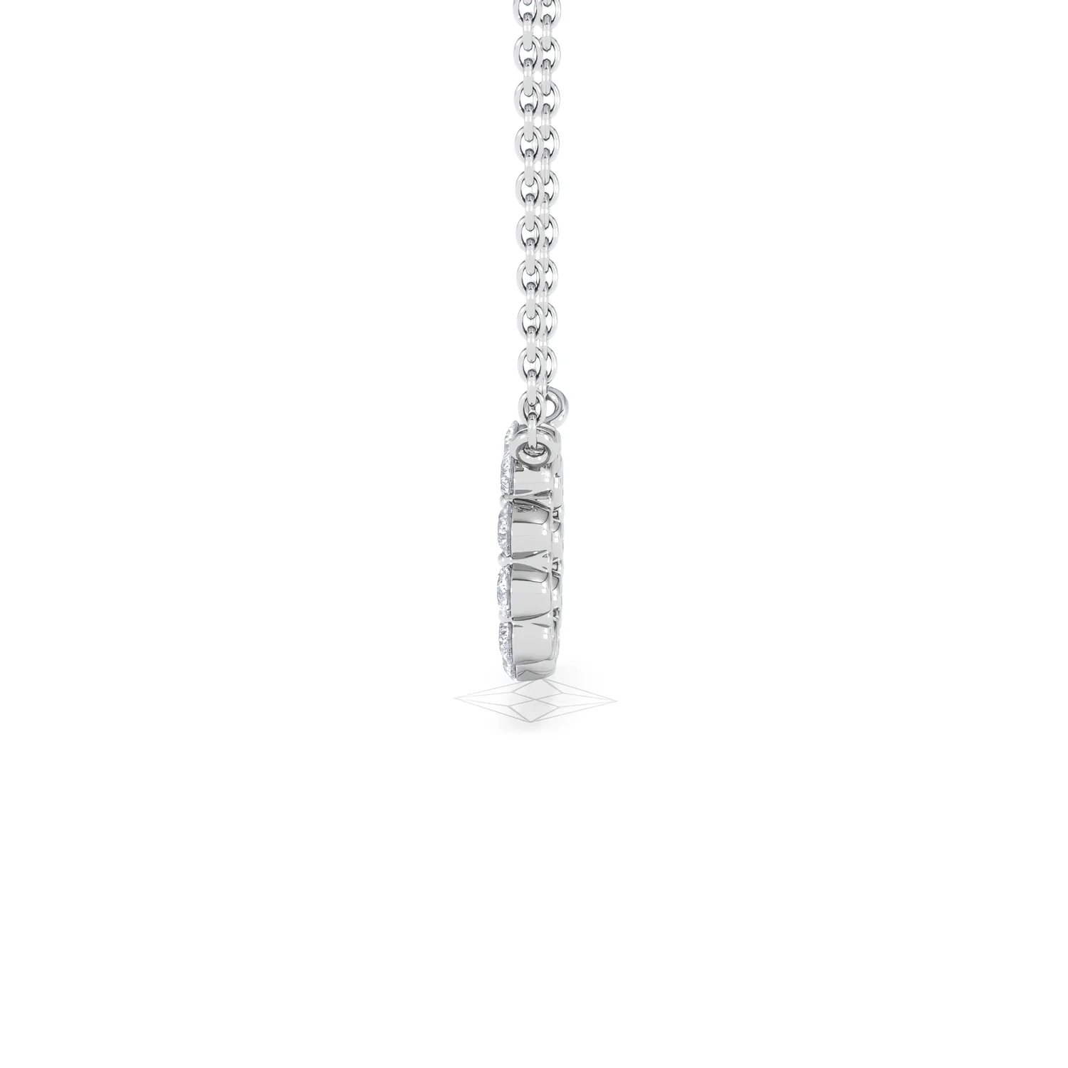 Eternal Glow Lab Diamond Necklace 0.25ct in 925 Silver - Image 71