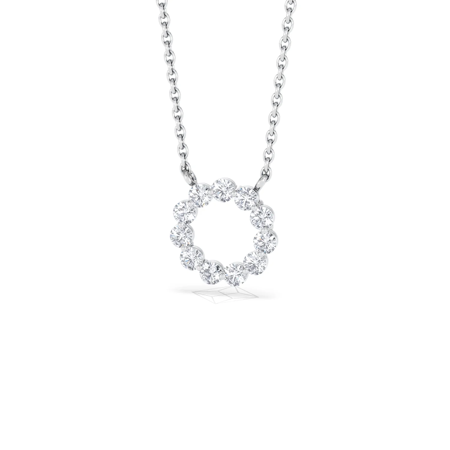 Eternal Glow Lab Diamond Necklace 0.25ct in 925 Silver - Image 88