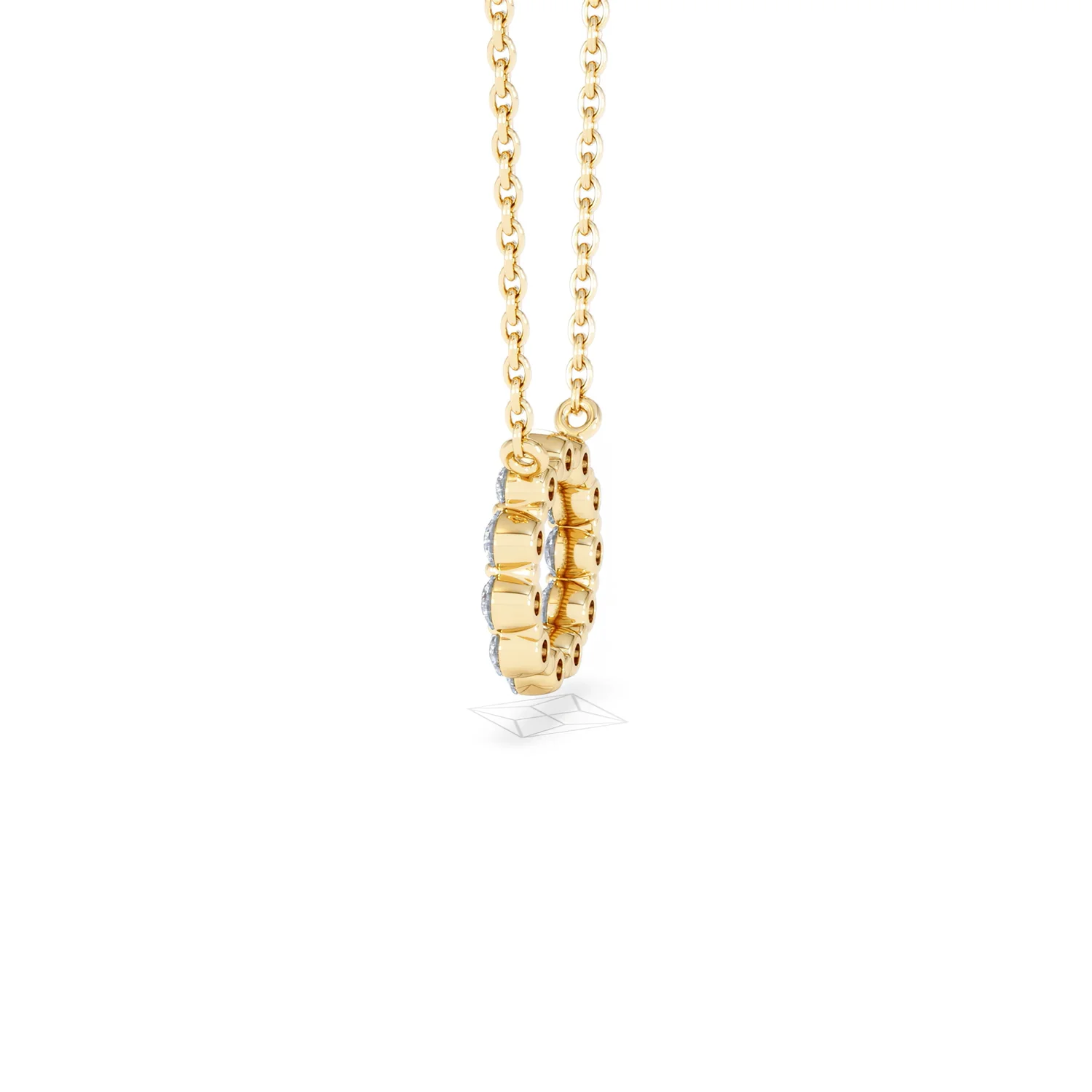 Eternal Glow Lab Diamond Necklace 0.35ct in 18K Gold Vermeil - Image 67