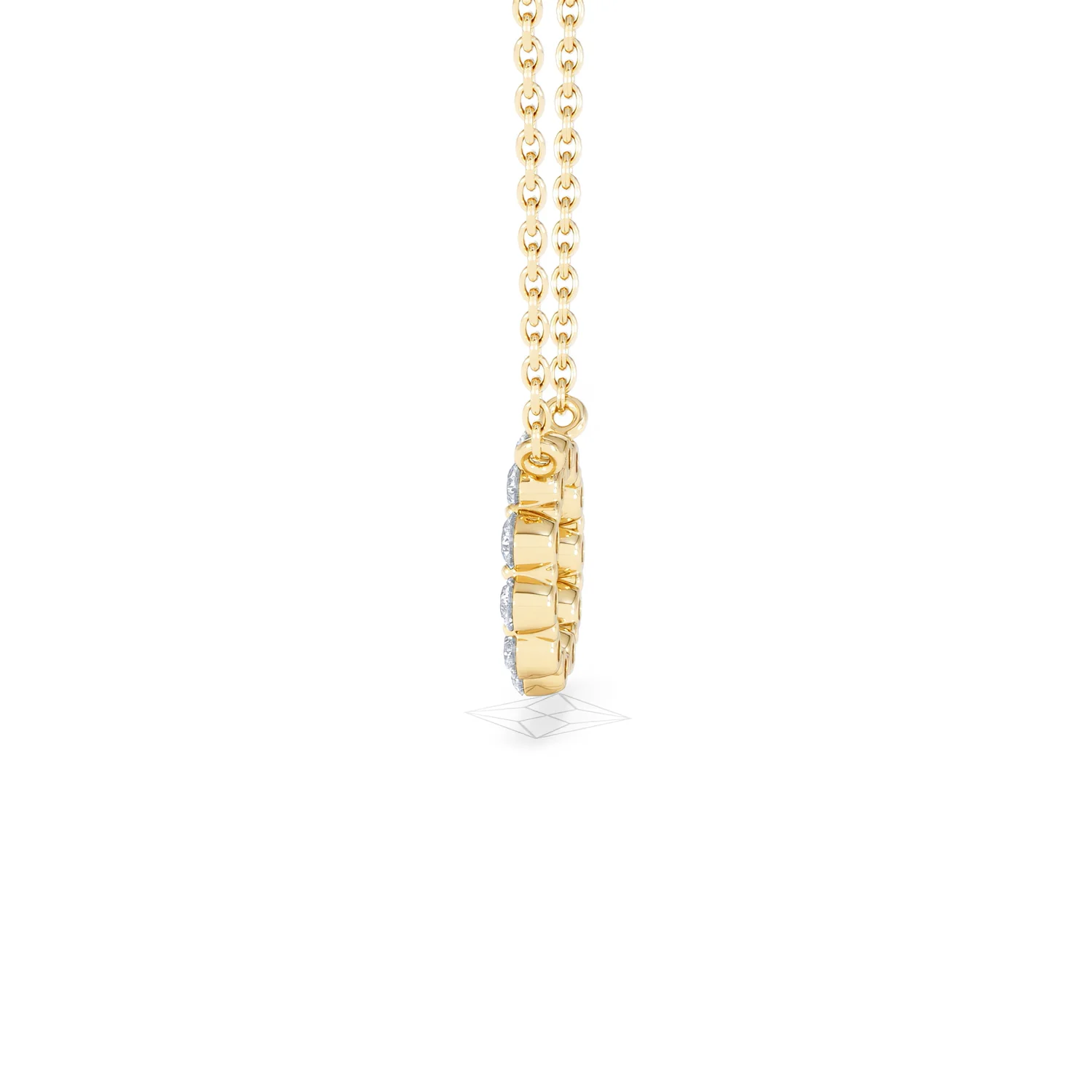 Eternal Glow Lab Diamond Necklace 0.35ct in 18K Gold Vermeil - Image 69
