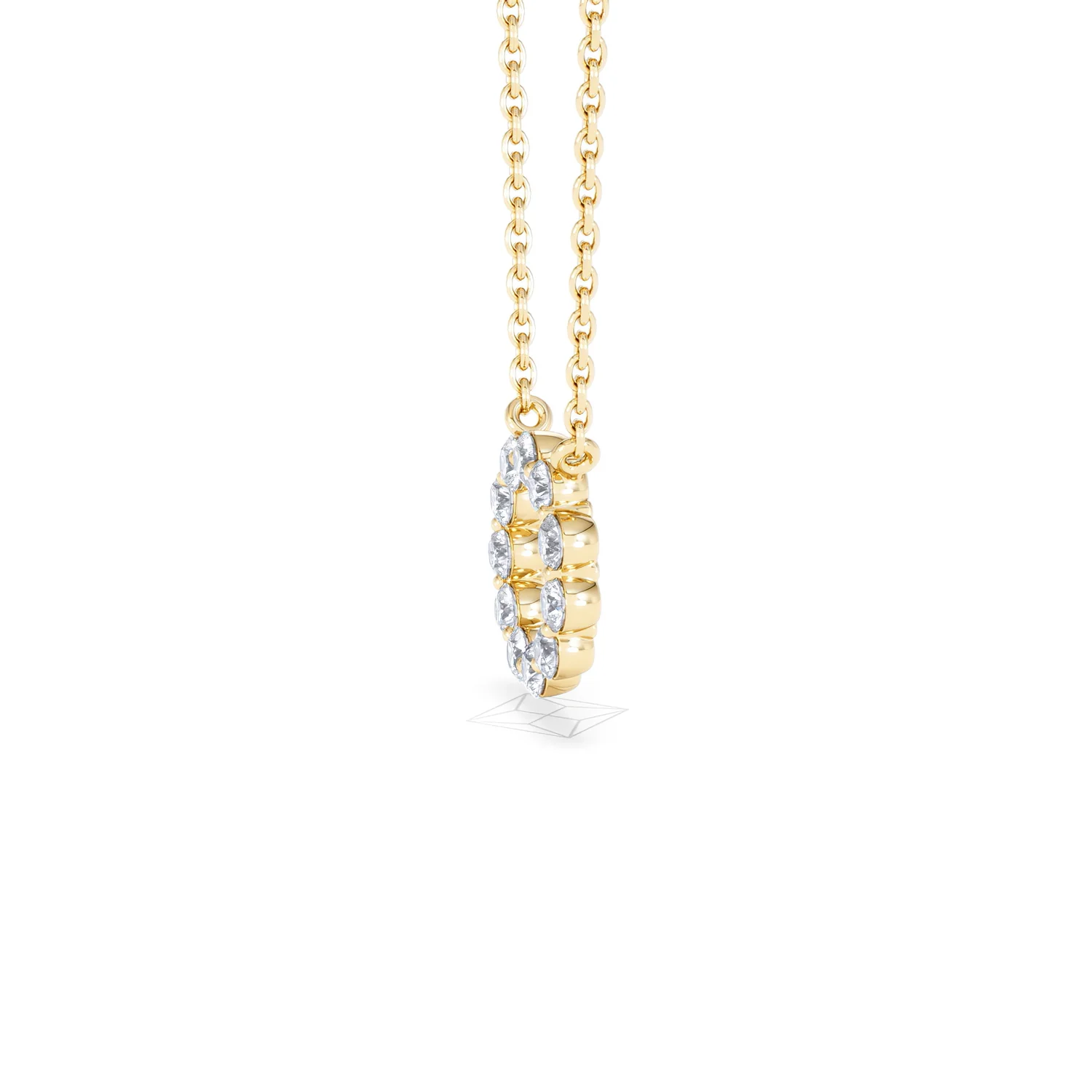 Eternal Glow Lab Diamond Necklace 0.35ct in 18K Gold Vermeil - Image 74