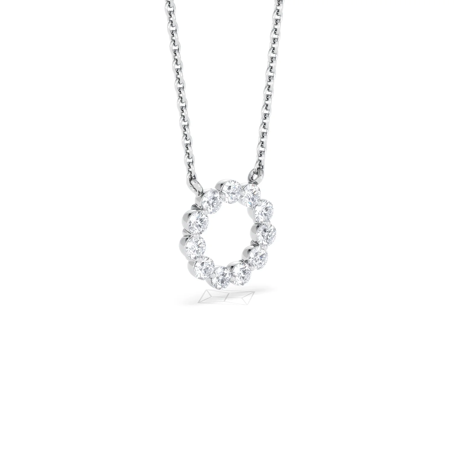 Eternal Glow Lab Diamond Necklace 0.35ct in 925 Silver - Image 20