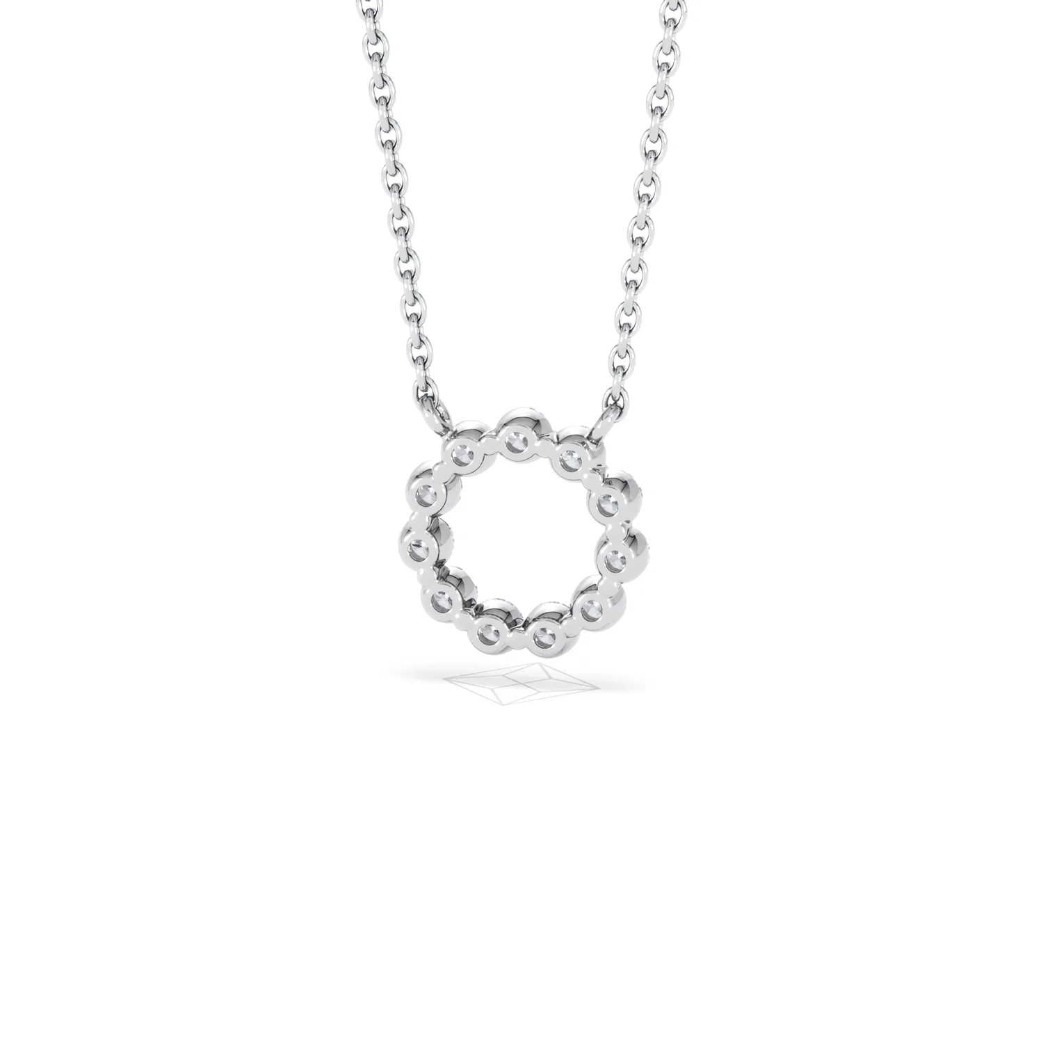 Eternal Glow Lab Diamond Necklace 0.35ct in 925 Silver - Image 49