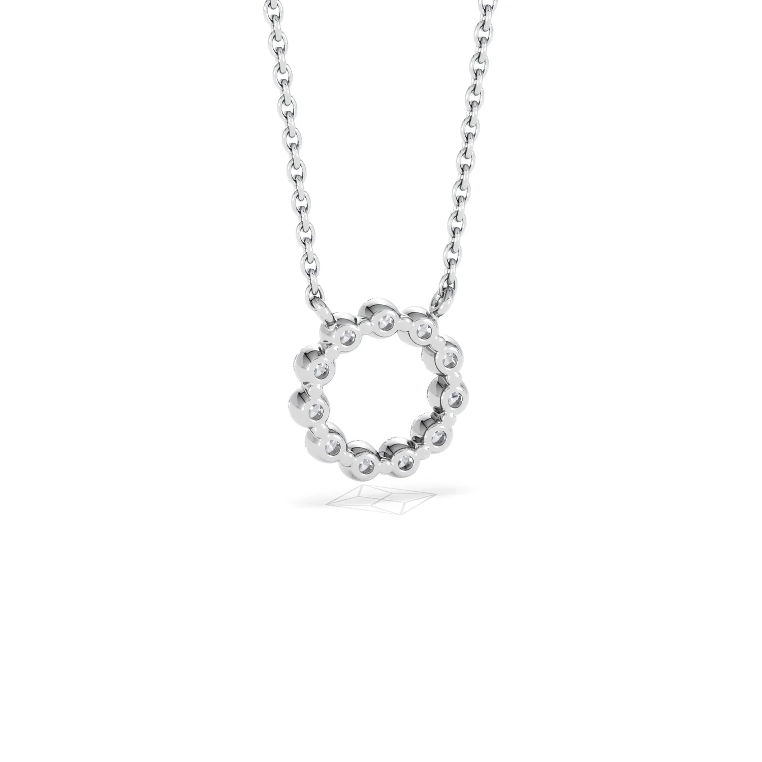 Eternal Glow Lab Diamond Necklace 0.35ct in 925 Silver - Image 56