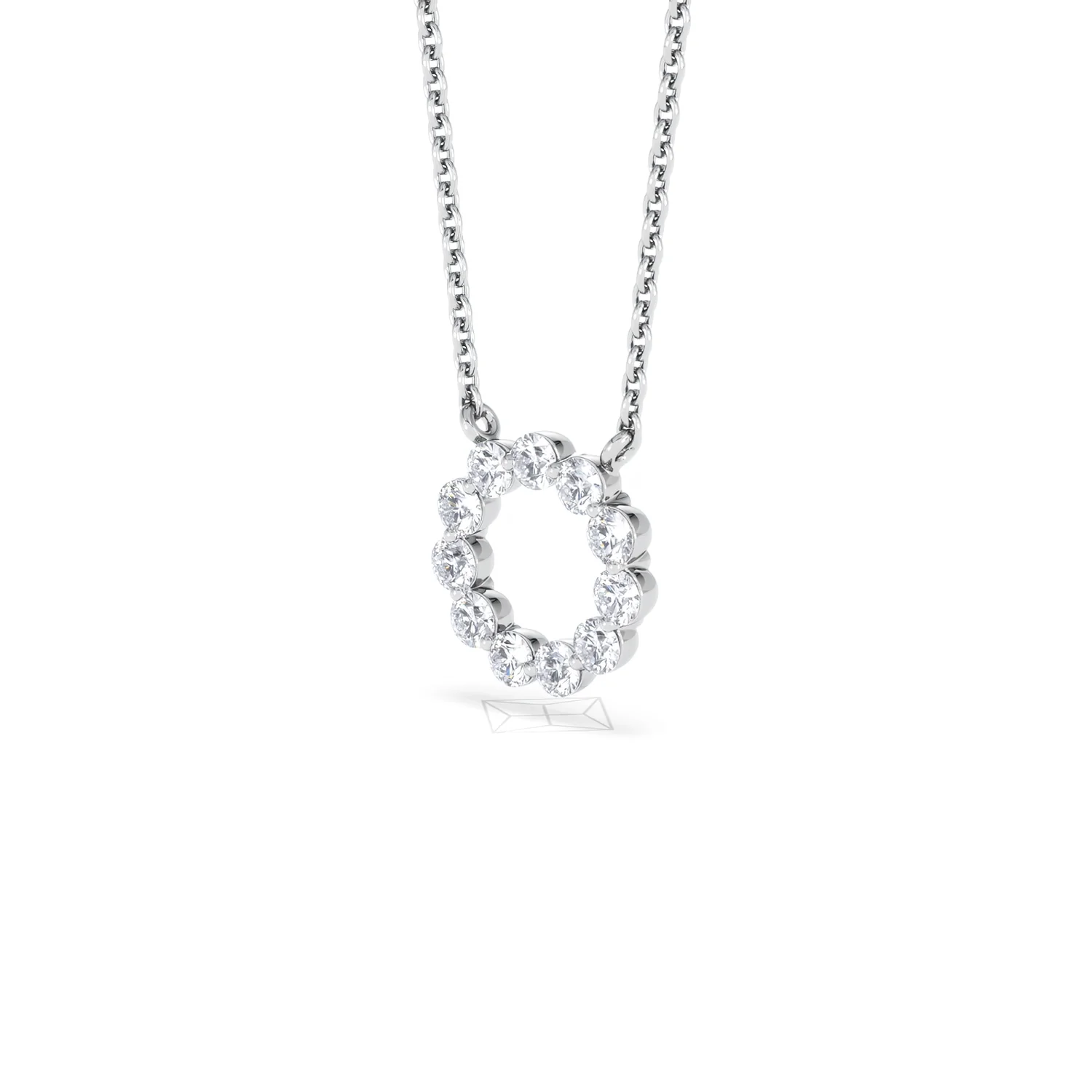 Eternal Glow Lab Diamond Necklace 0.35ct in 925 Silver - Image 83