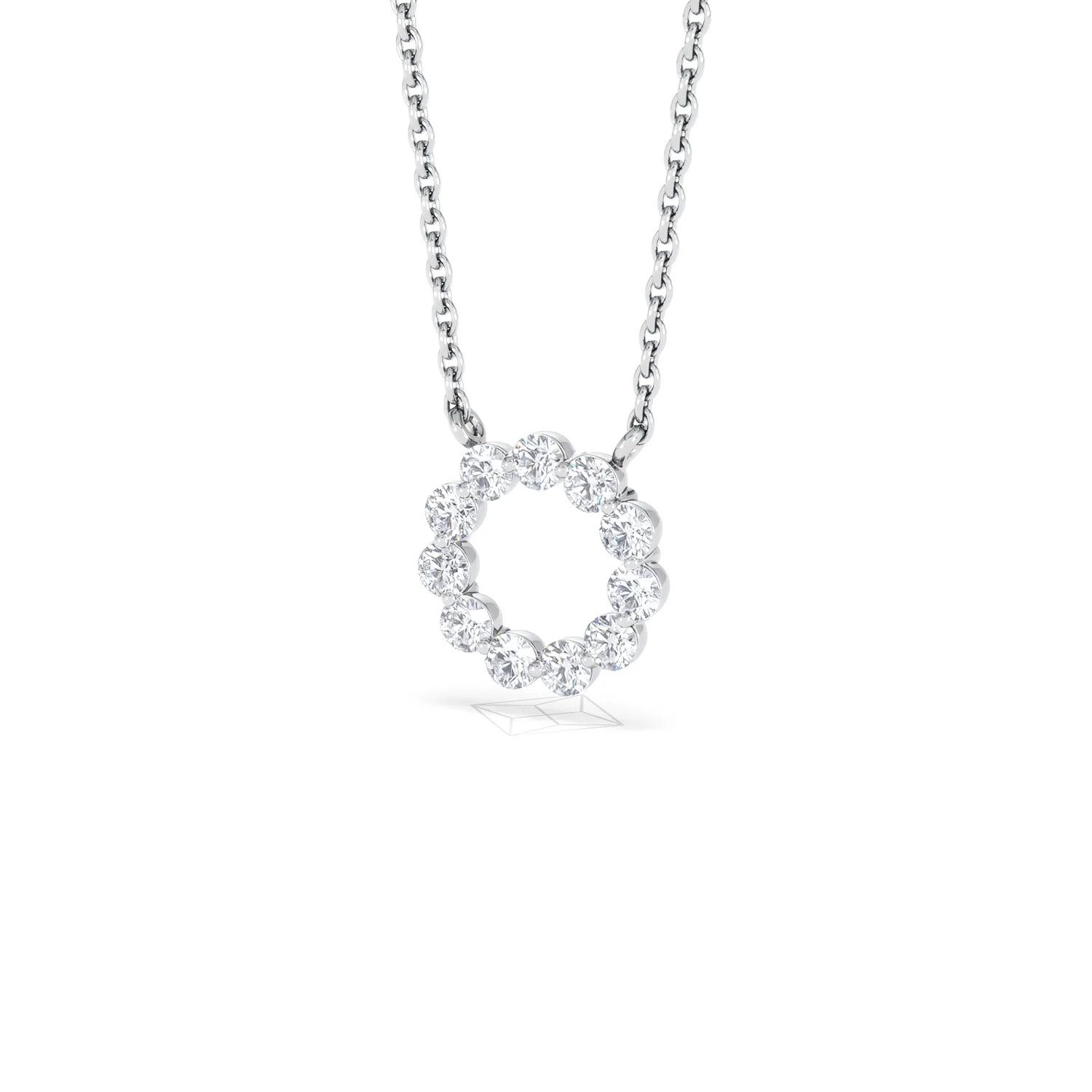 Eternal Glow Lab Diamond Necklace 0.35ct in 925 Silver - Image 86