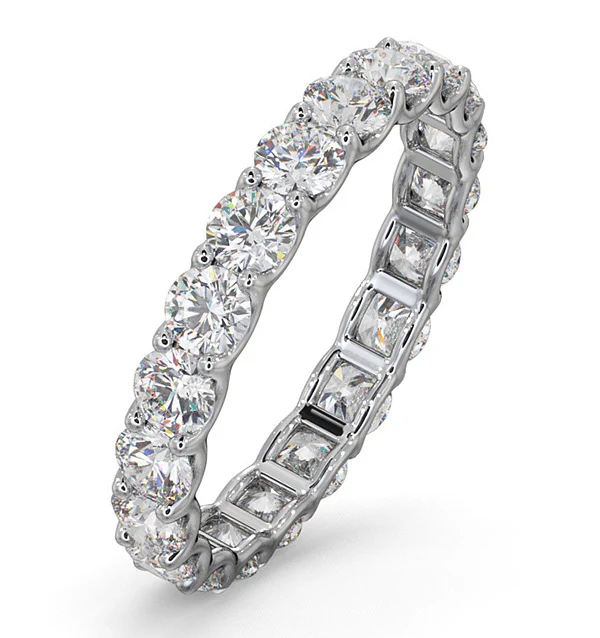 Eternity Ring Chloe 18K White Gold Diamond 2.00ct G/Vs