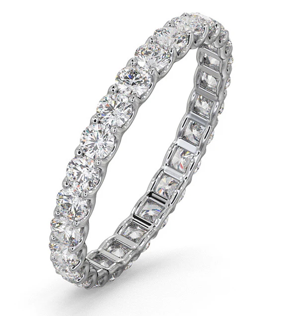 Eternity Ring Chloe Platinum Diamond 1.00ct G/Vs