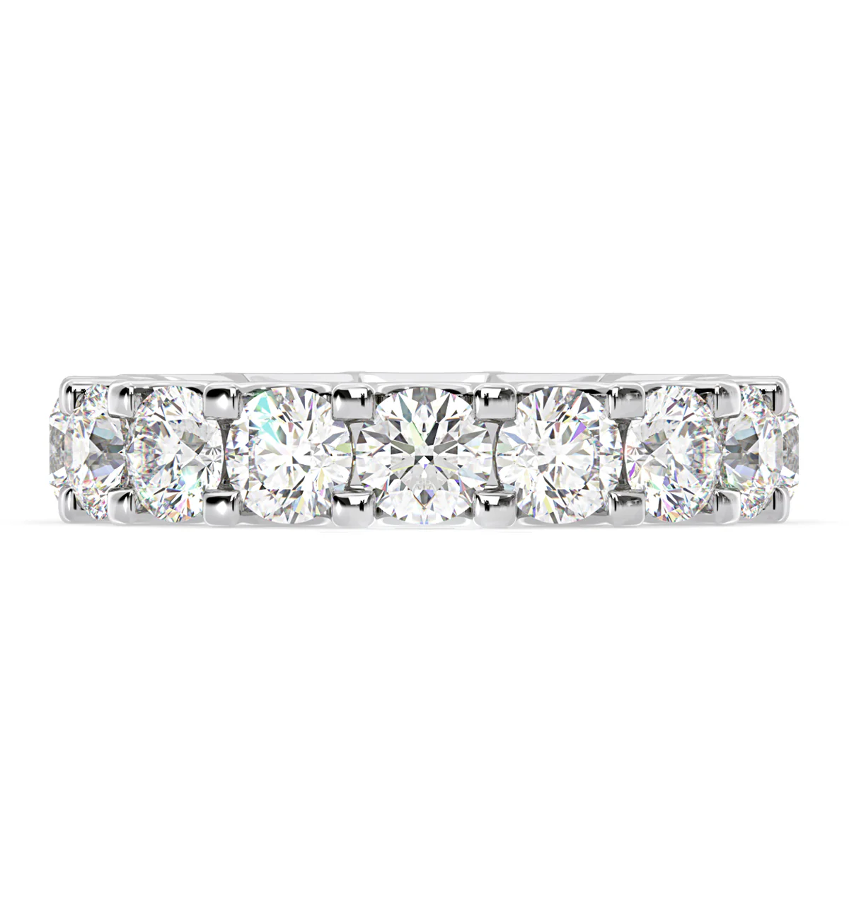 Eternity Ring Chloe Platinum Diamond 5.00ct H/Si - Image 3