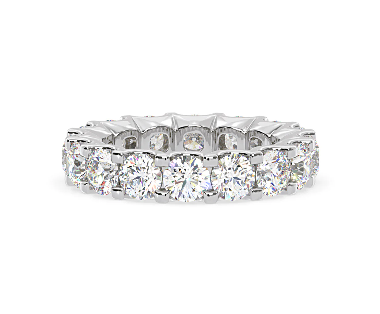 Eternity Ring Chloe Platinum Diamond 5.00ct H/Si - Image 42