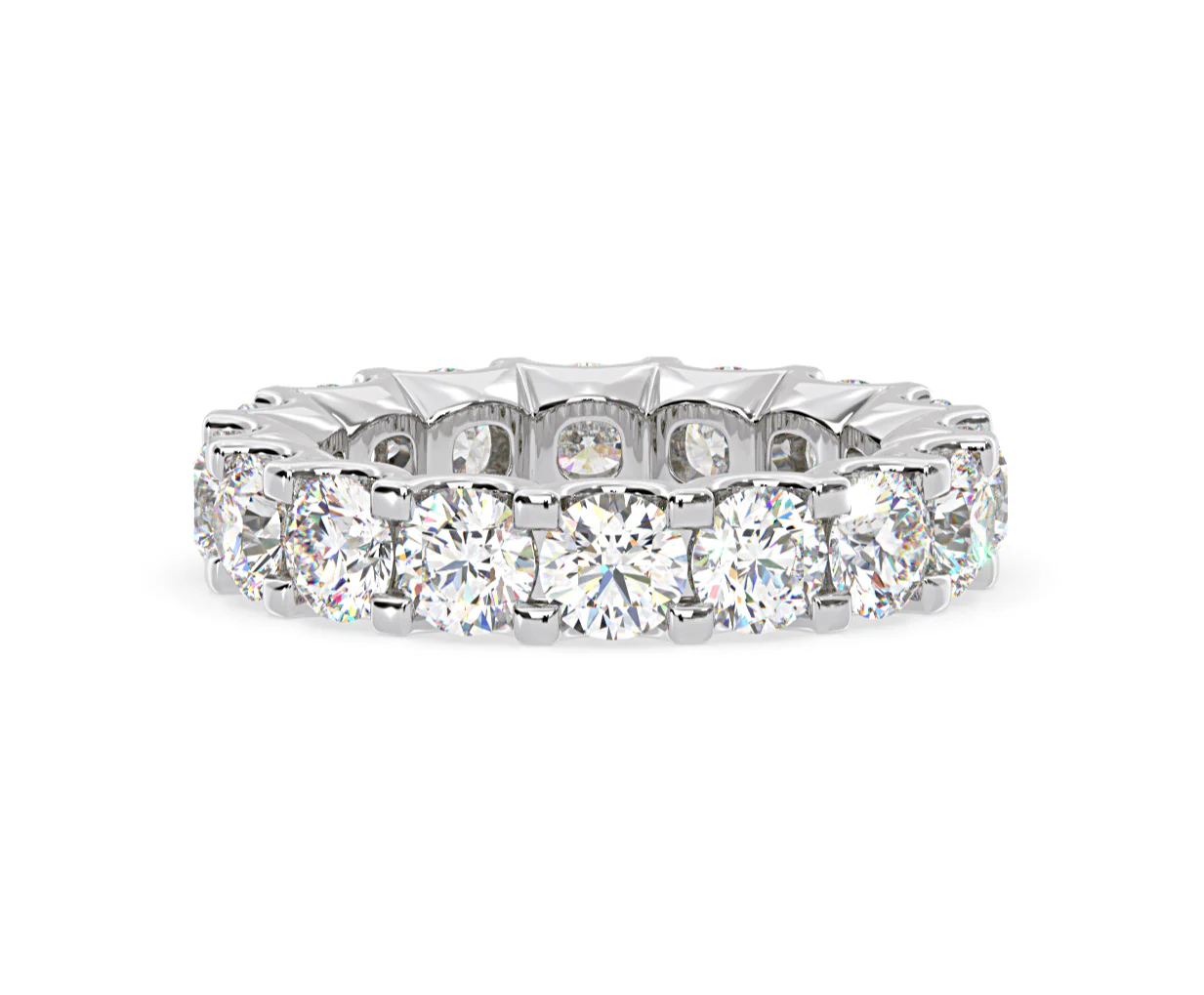 Eternity Ring Chloe Platinum Diamond 5.00ct H/Si - Image 51