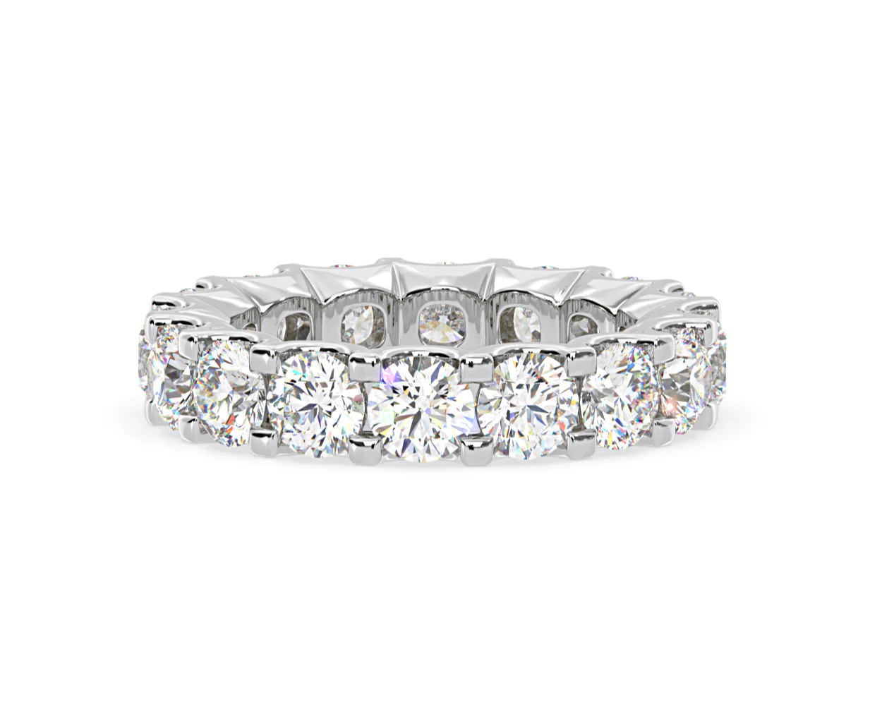 Eternity Ring Chloe Platinum Diamond 5.00ct H/Si - Image 52