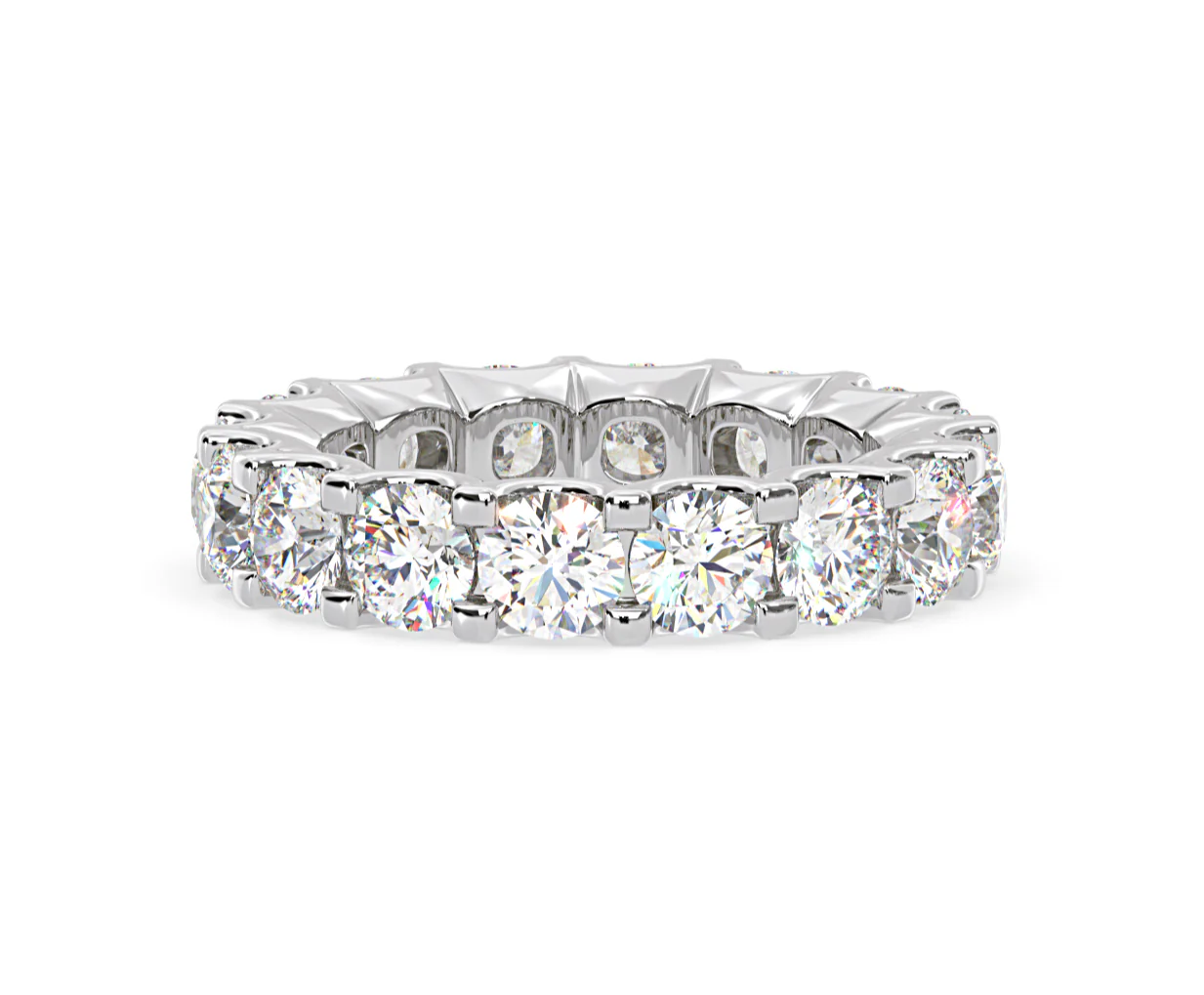 Eternity Ring Chloe Platinum Diamond 5.00ct H/Si - Image 53