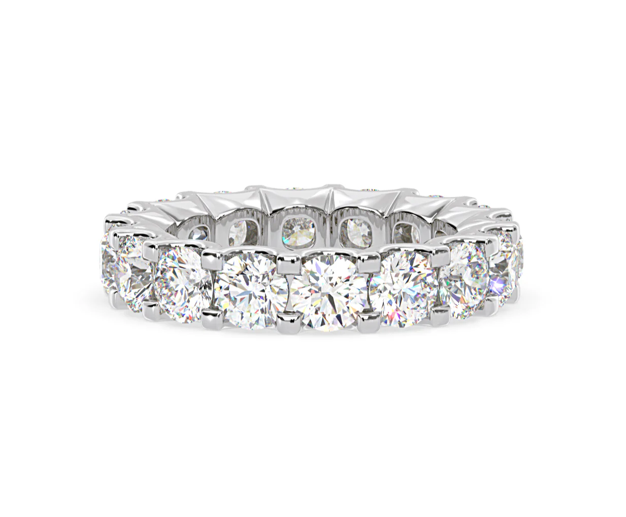 Eternity Ring Chloe Platinum Diamond 5.00ct H/Si - Image 80