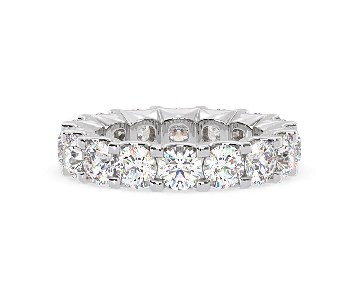 Eternity Ring Chloe Platinum Diamond 5.00ct H/Si - Image 81