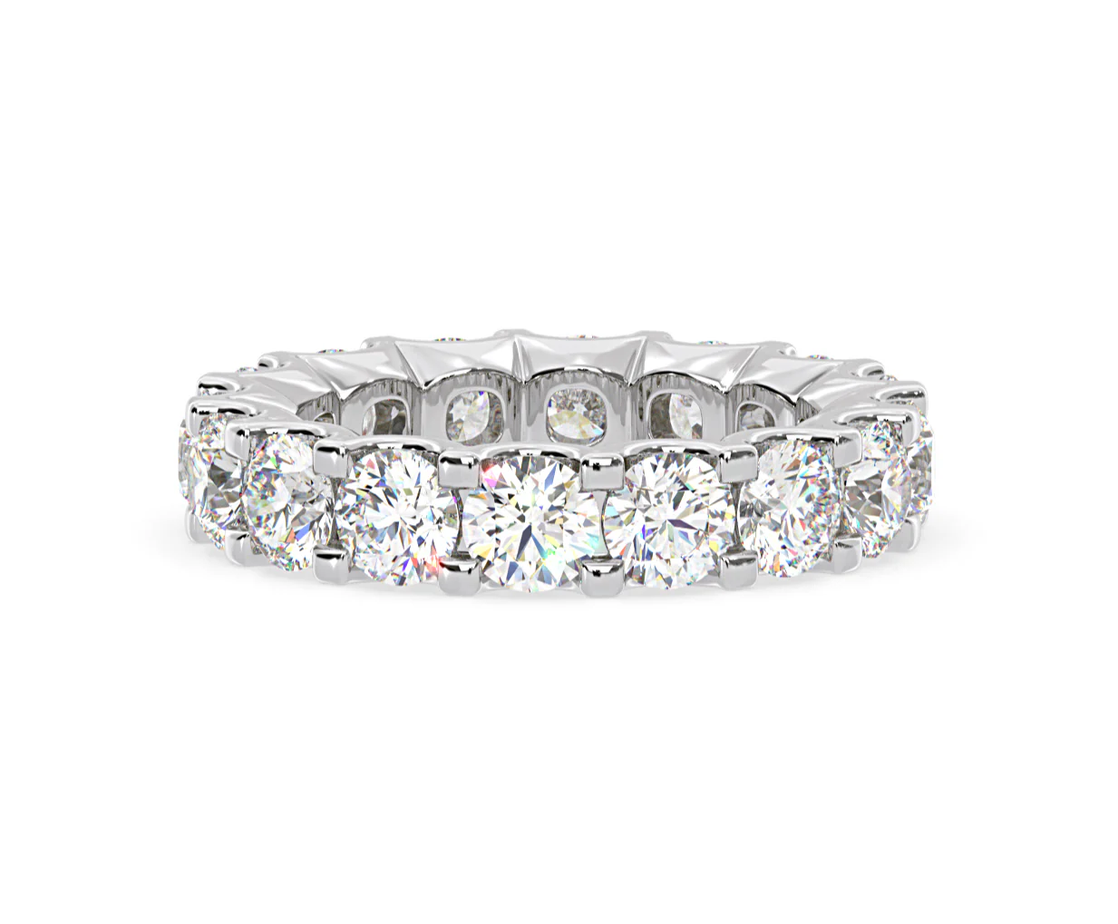 Eternity Ring Chloe Platinum Diamond 5.00ct H/Si - Image 82