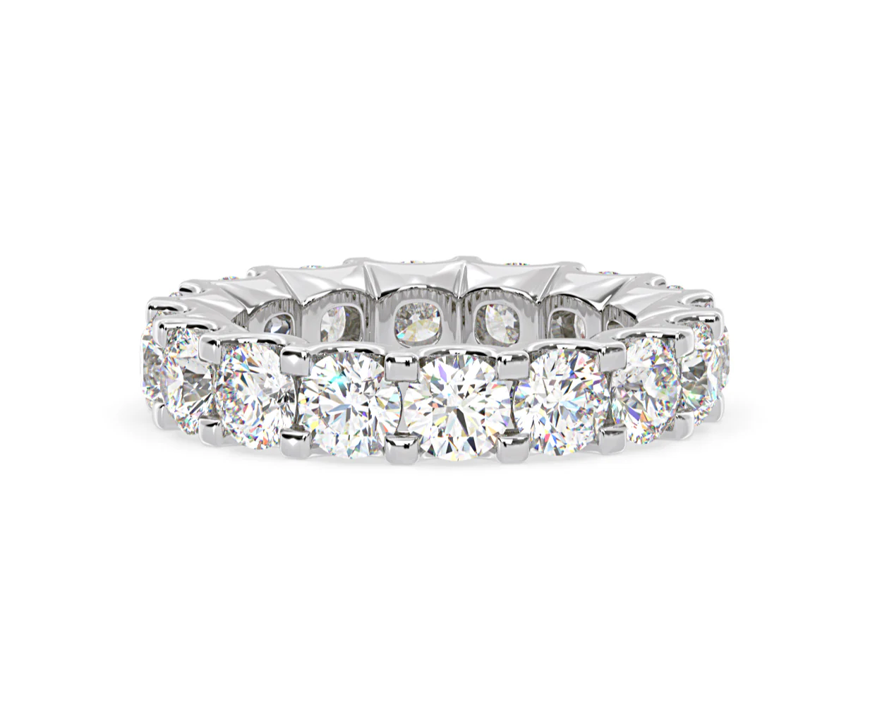 Eternity Ring Chloe Platinum Diamond 5.00ct H/Si - Image 85