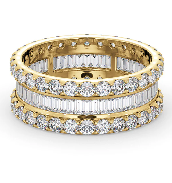 Eternity Ring Katie 18K Gold Diamond 3.00ct G/Vs - Image 3