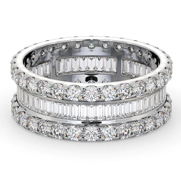 Eternity Ring Katie 18K White Gold Diamond 3.00ct G/Vs - Image 4
