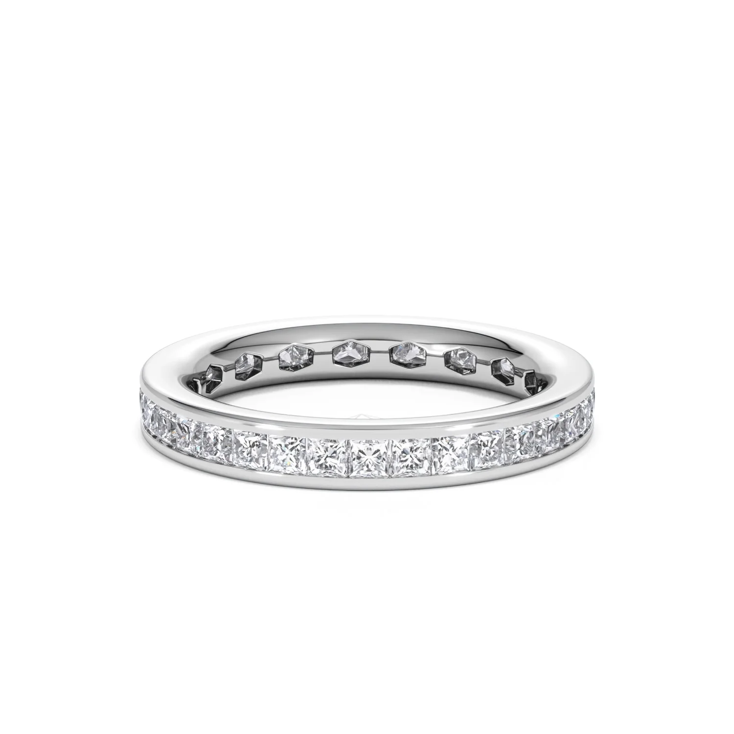 Eternity Ring Lauren 18K White Gold Diamond 1.50ct G/Vs - Image 49