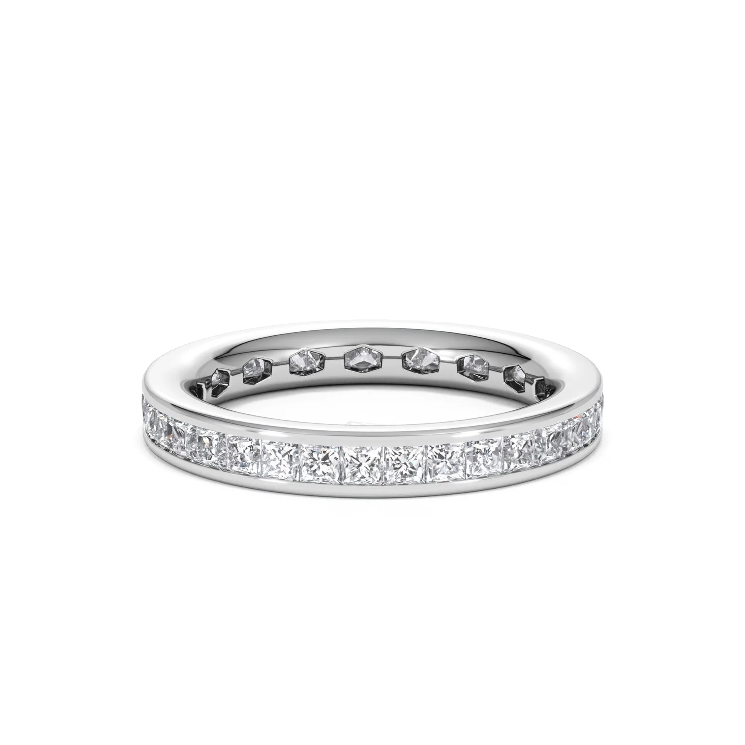 Eternity Ring Lauren 18K White Gold Diamond 1.50ct G/Vs - Image 53