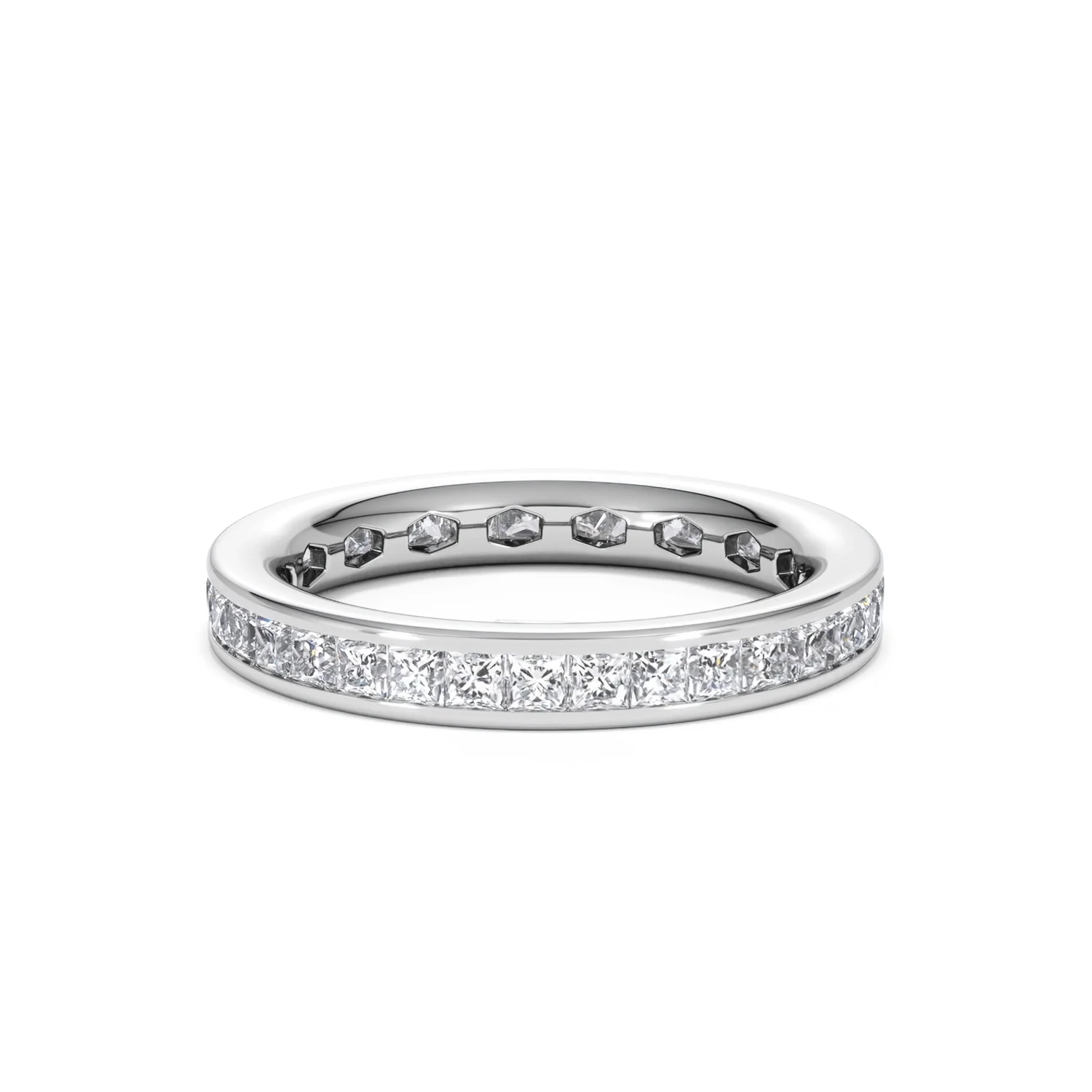 Eternity Ring Lauren 18K White Gold Diamond 1.50ct G/Vs - Image 76