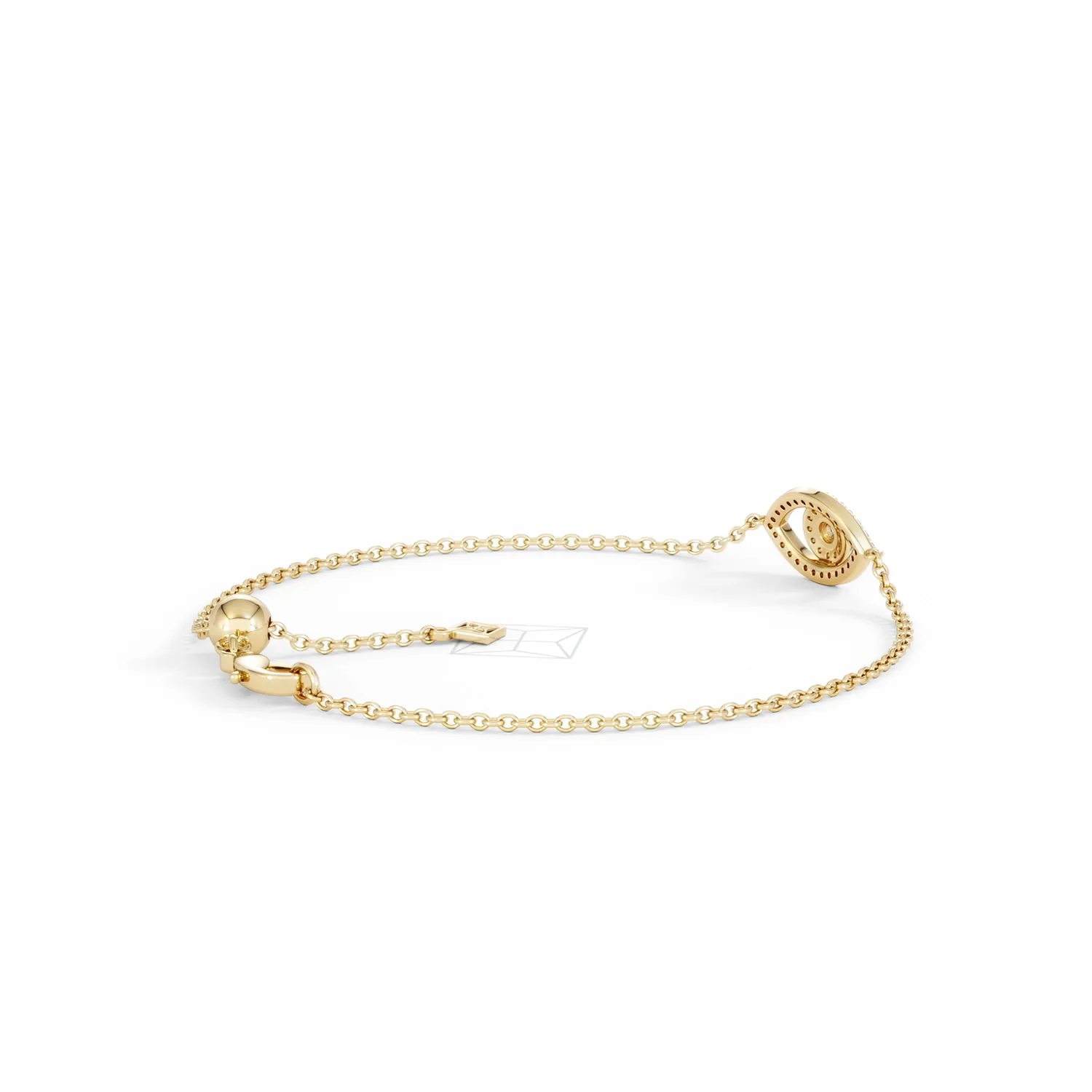 Evil Eye 0.21ct Sapphire Lab Diamond Adjustable Bracelet in 18K Gold Vermeil - Image 37
