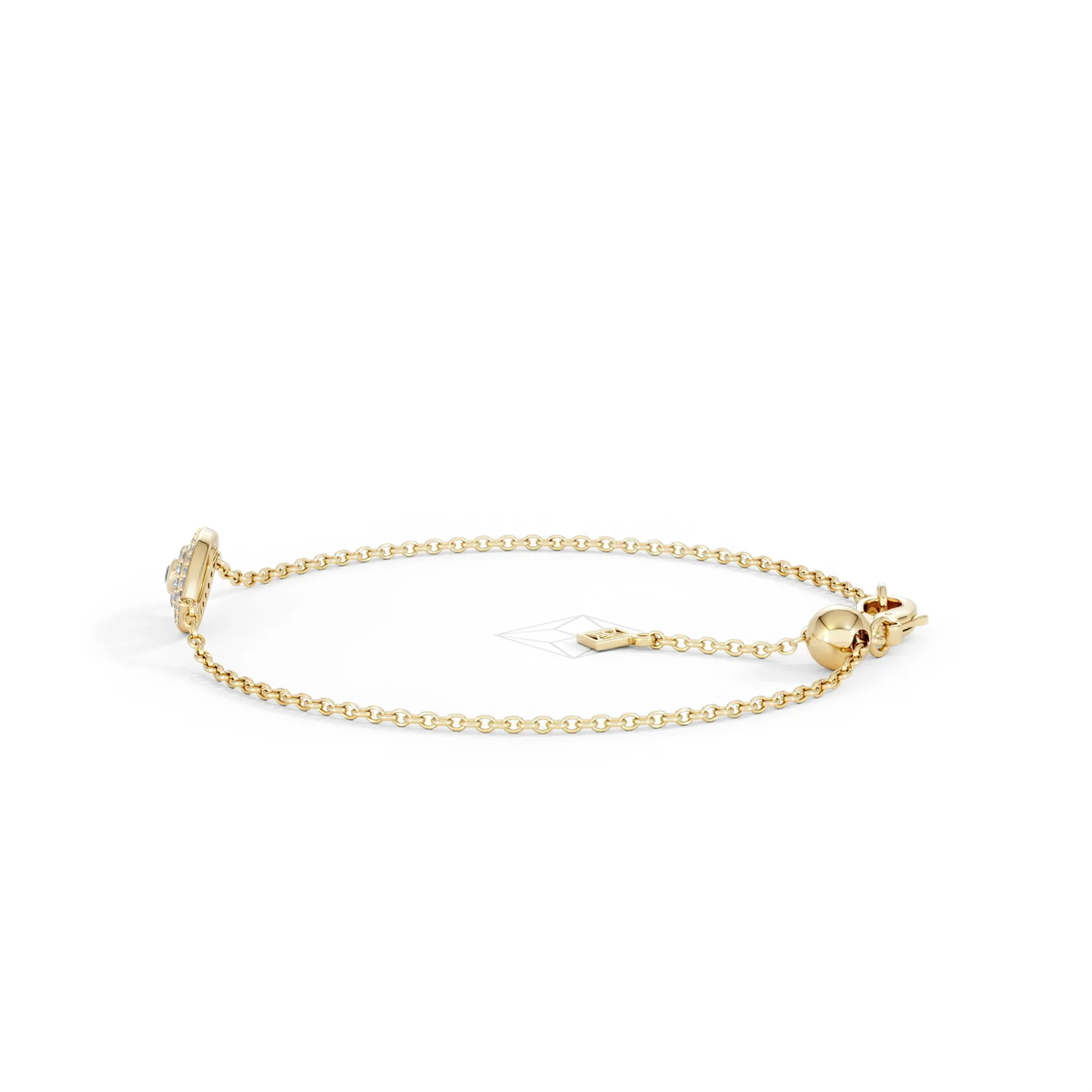 Evil Eye 0.21ct Sapphire Lab Diamond Adjustable Bracelet in 18K Gold Vermeil - Image 68