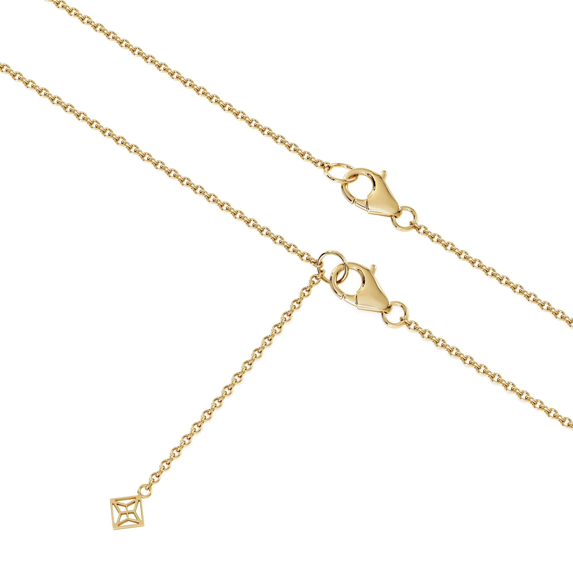 Forme 0.48ct Baguette Cut Lab Ruby Pendant Necklace in 18K Gold Vermeil - Image 6