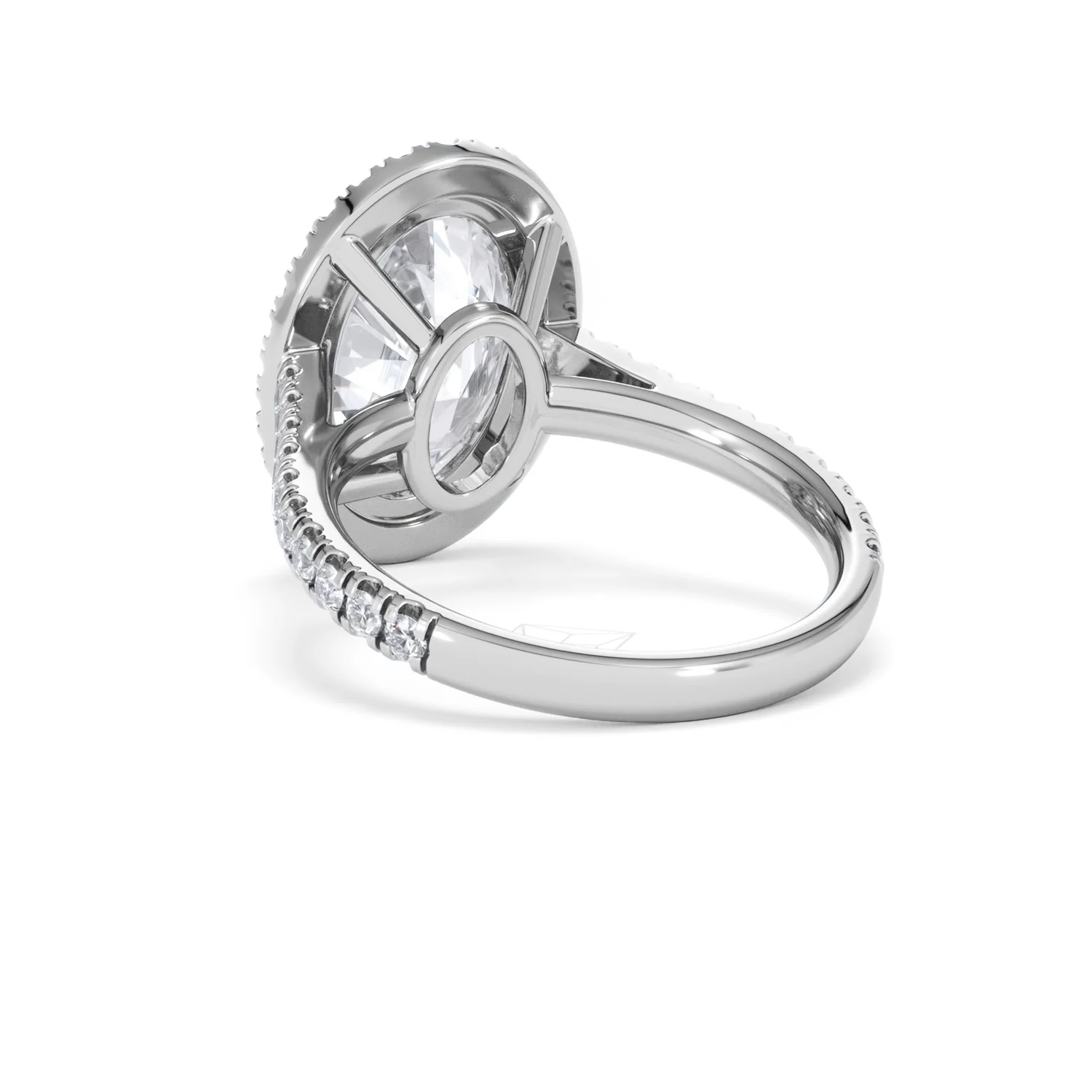 Georgina 5.70ct Lab Diamond Oval Cut Engagement Ring in Platinum G/VS1 - Image 55