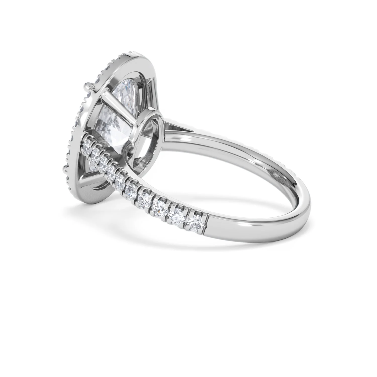 Georgina 5.70ct Lab Diamond Oval Cut Engagement Ring in Platinum G/VS1 - Image 61