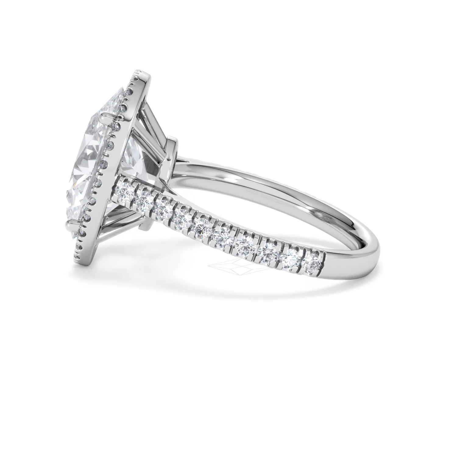 Georgina 5.70ct Lab Diamond Oval Cut Engagement Ring in Platinum G/VS1 - Image 68