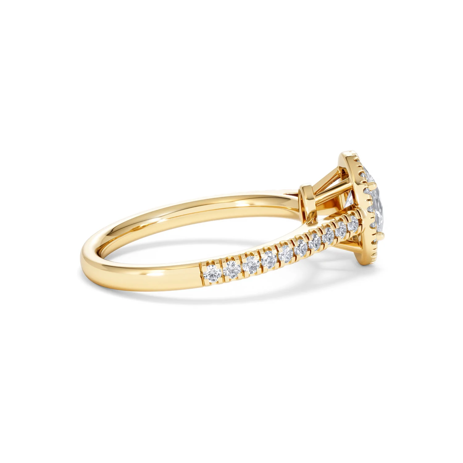 Georgina GIA Oval Diamond Halo Engagement Ring 18K Gold 1.30ct G/Vs2 - Image 30