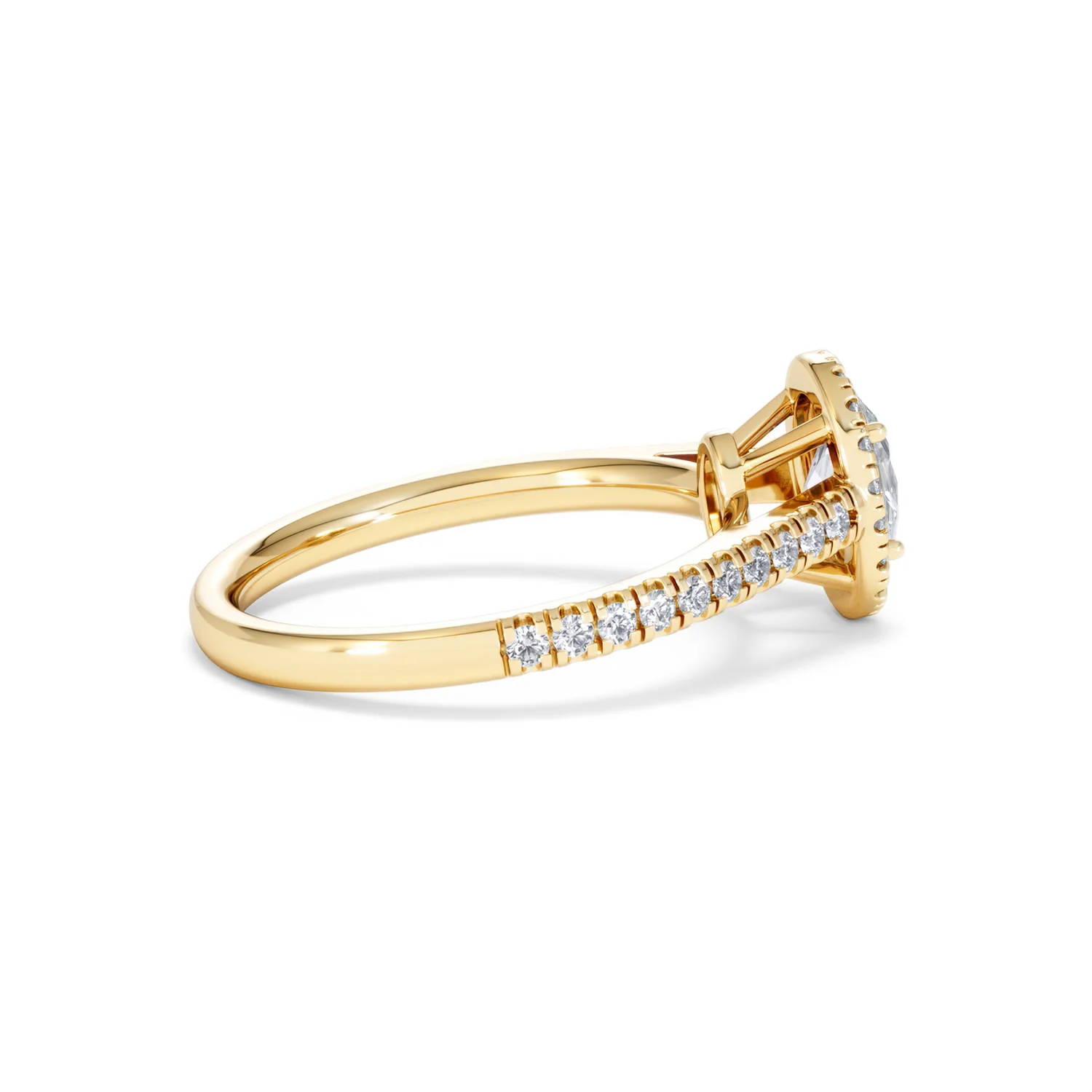 Georgina GIA Oval Diamond Halo Engagement Ring 18K Gold 1.30ct G/Vs2 - Image 31