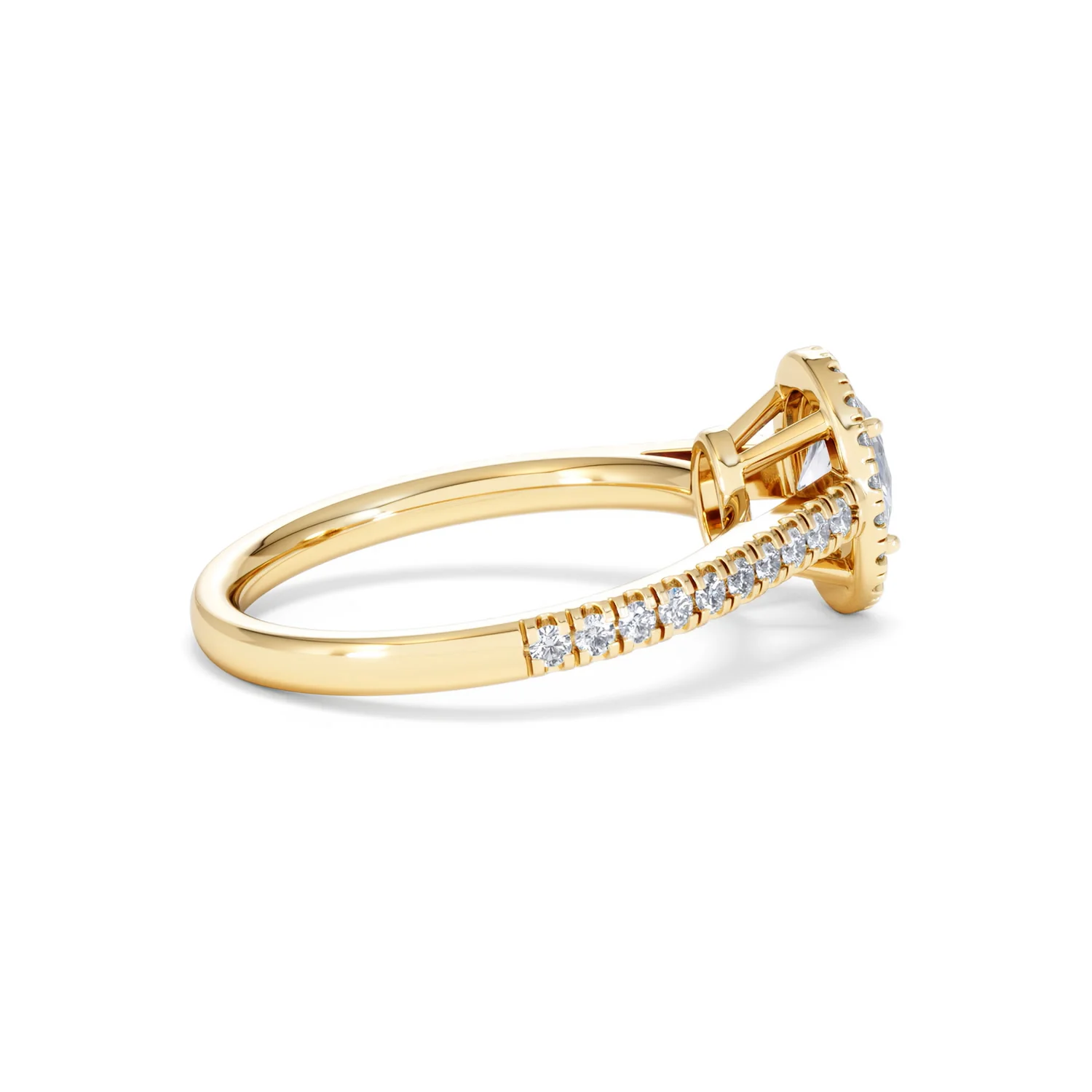 Georgina GIA Oval Diamond Halo Engagement Ring 18K Gold 1.30ct G/Vs2 - Image 32