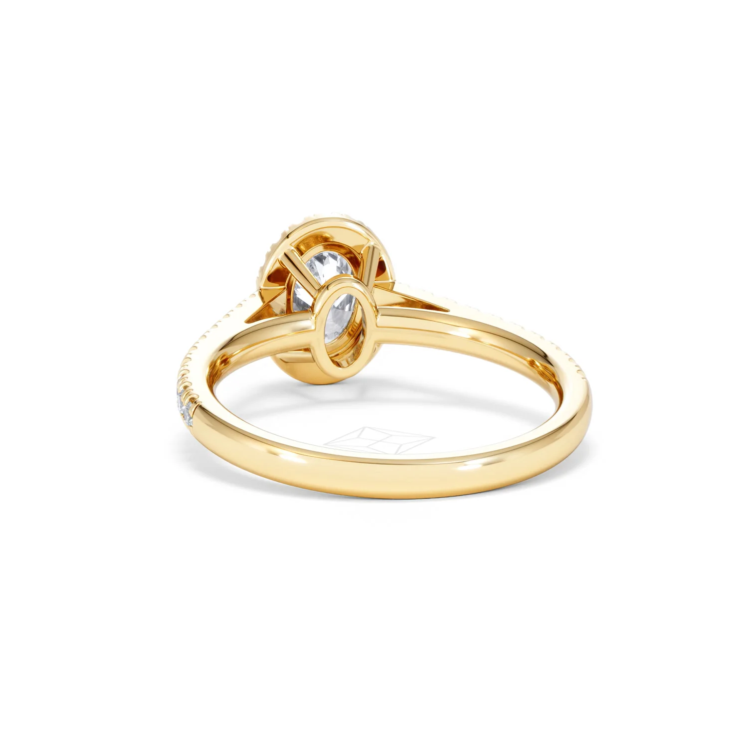 Georgina GIA Oval Diamond Halo Engagement Ring 18K Gold 1.30ct G/Vs2 - Image 51