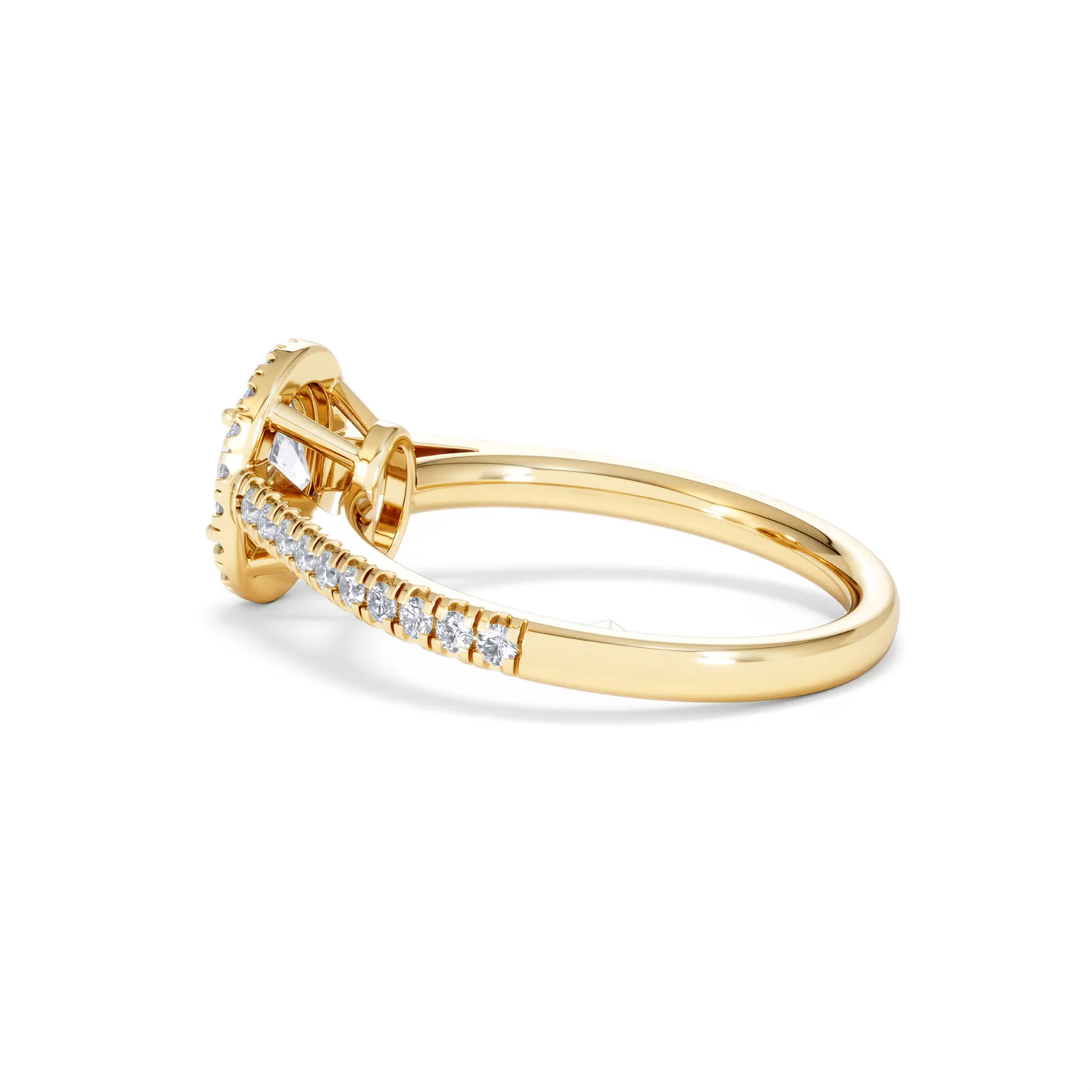 Georgina GIA Oval Diamond Halo Engagement Ring 18K Gold 1.30ct G/Vs2 - Image 62