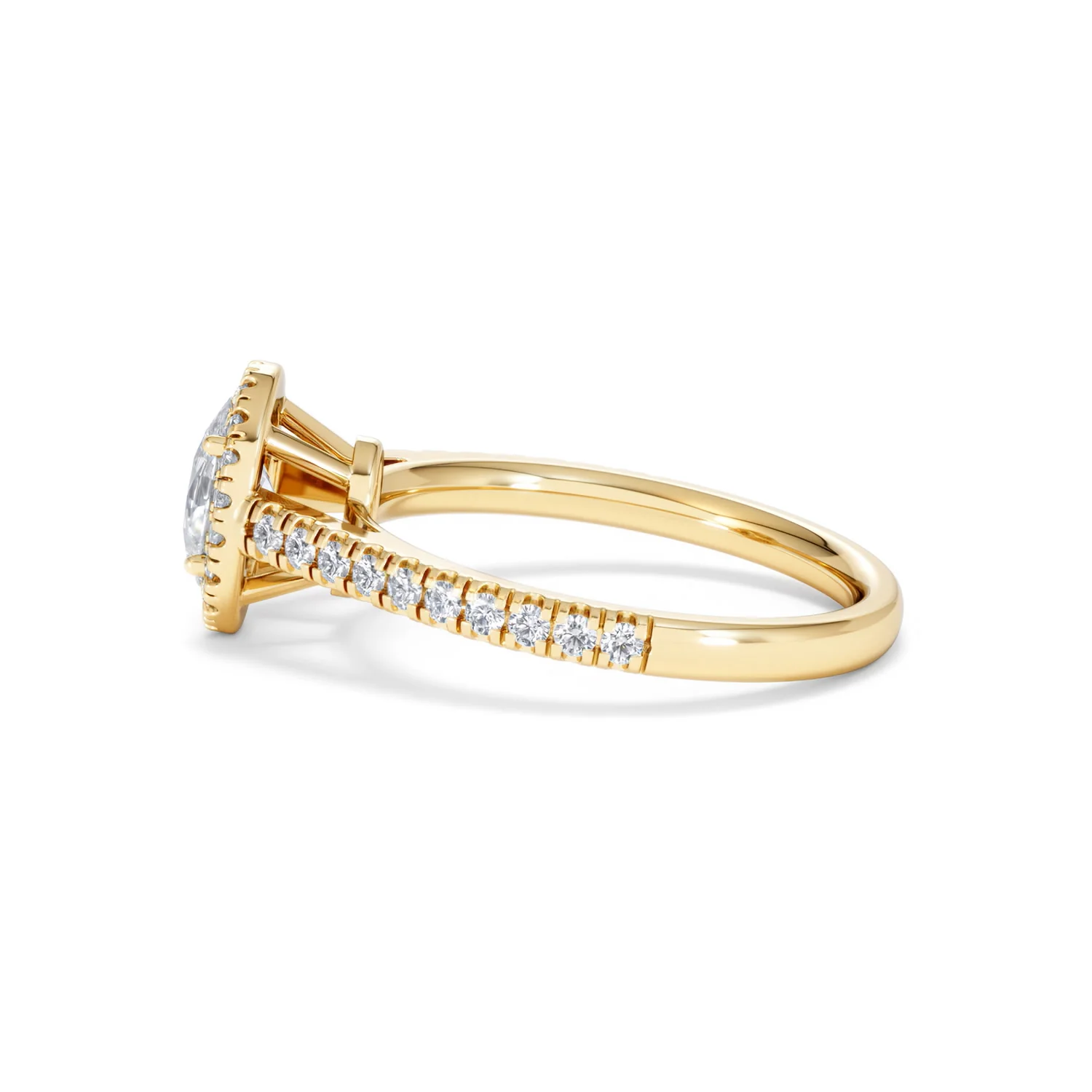 Georgina GIA Oval Diamond Halo Engagement Ring 18K Gold 1.30ct G/Vs2 - Image 67