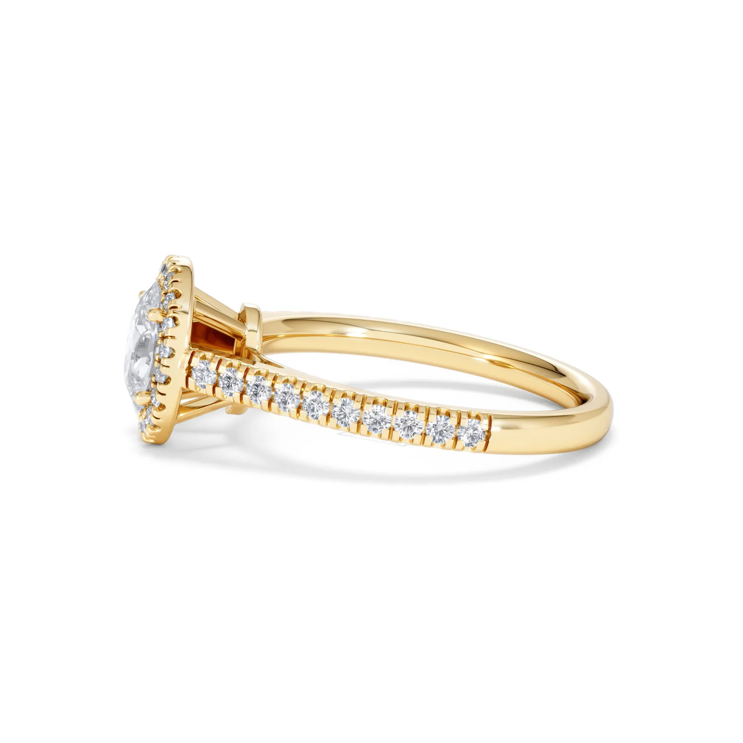 Georgina GIA Oval Diamond Halo Engagement Ring 18K Gold 1.30ct G/Vs2 - Image 70