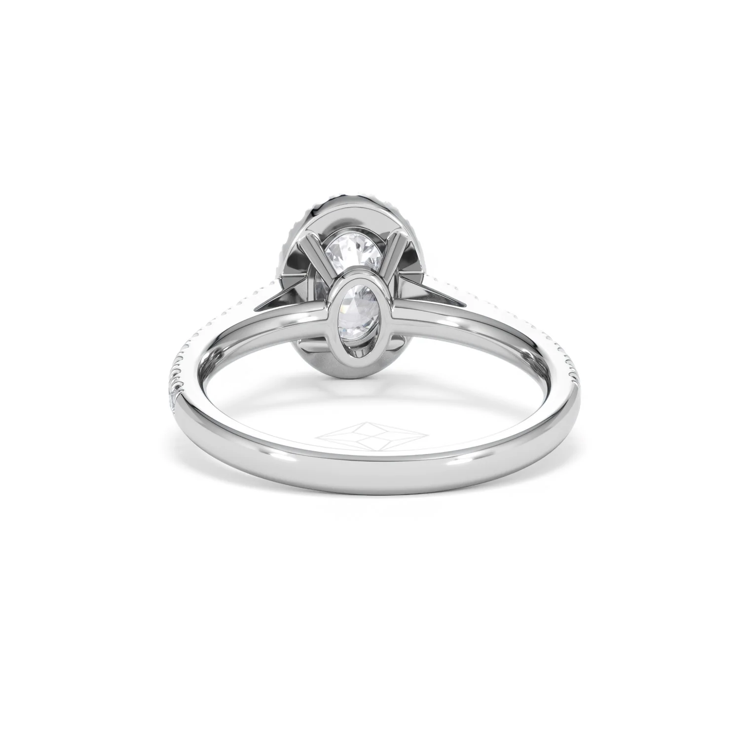 Georgina GIA Oval Diamond Halo Engagement Ring 18KW Gold 1.55ct G/VS1 - Image 49